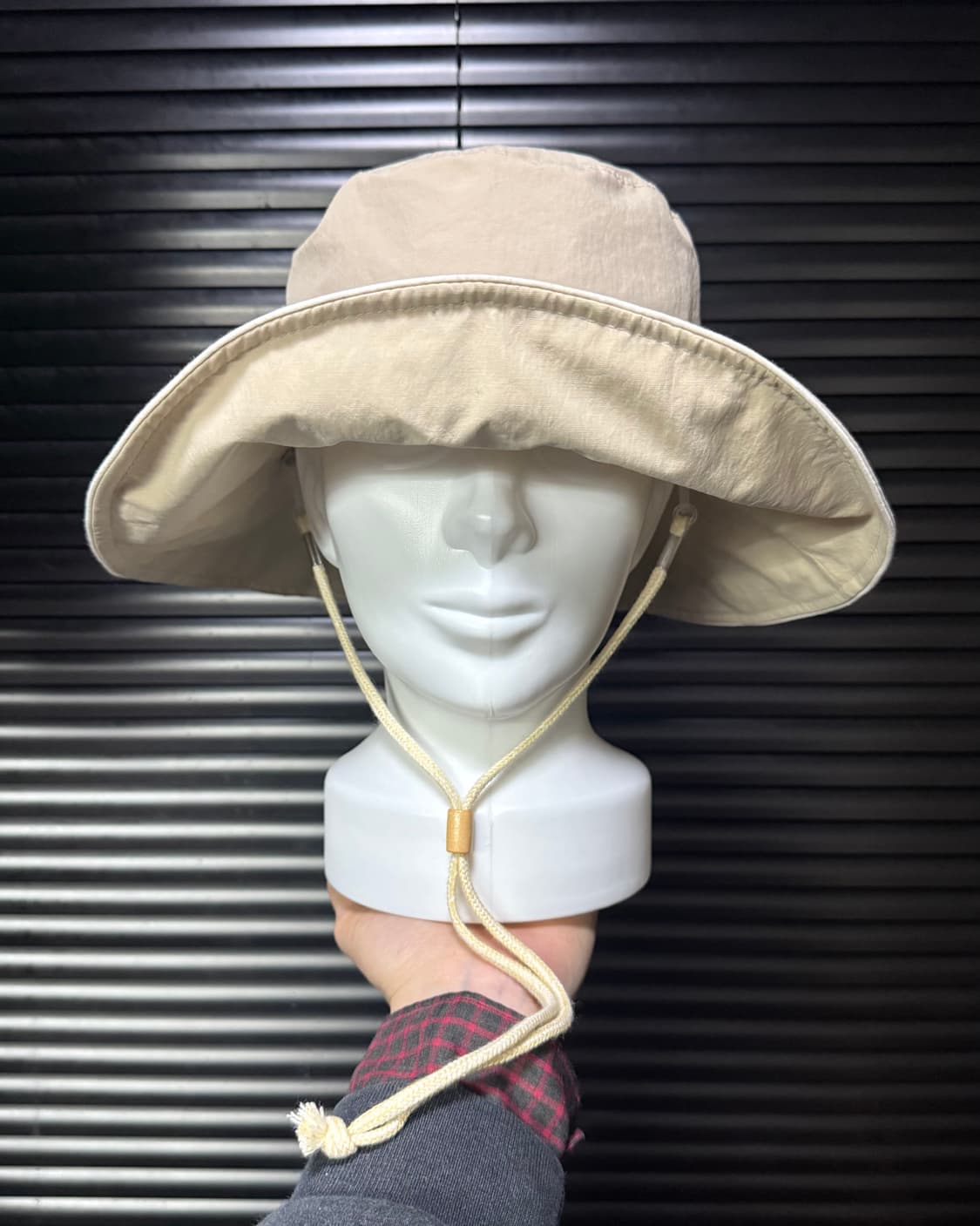 노스페이스 베이지 트래킹 모자 벙거지 버킷햇 등산 썬캡 끈 여행 일상 상품이미지4