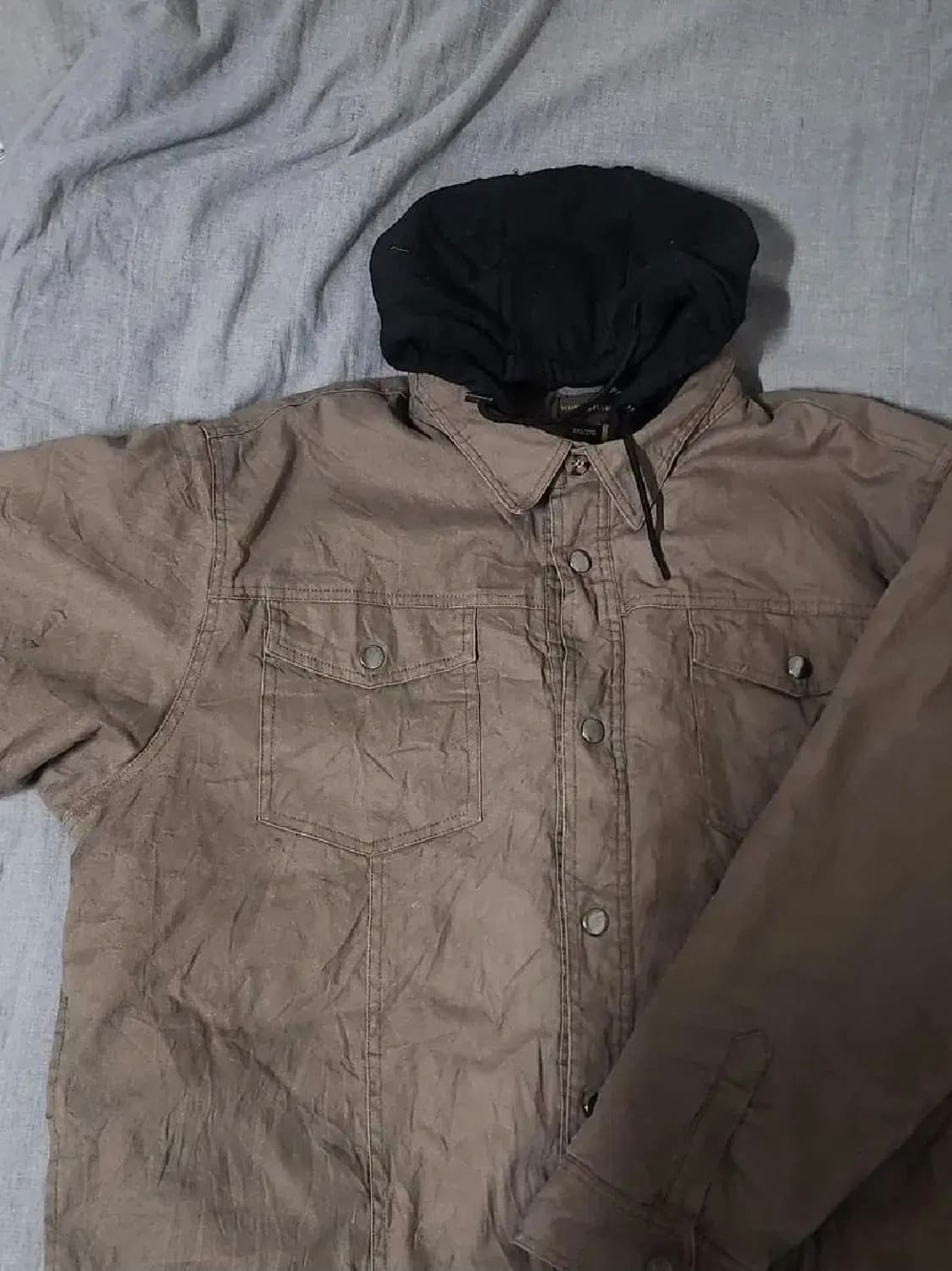 브라운 후드 워크자켓 XXL 택포 상품이미지1