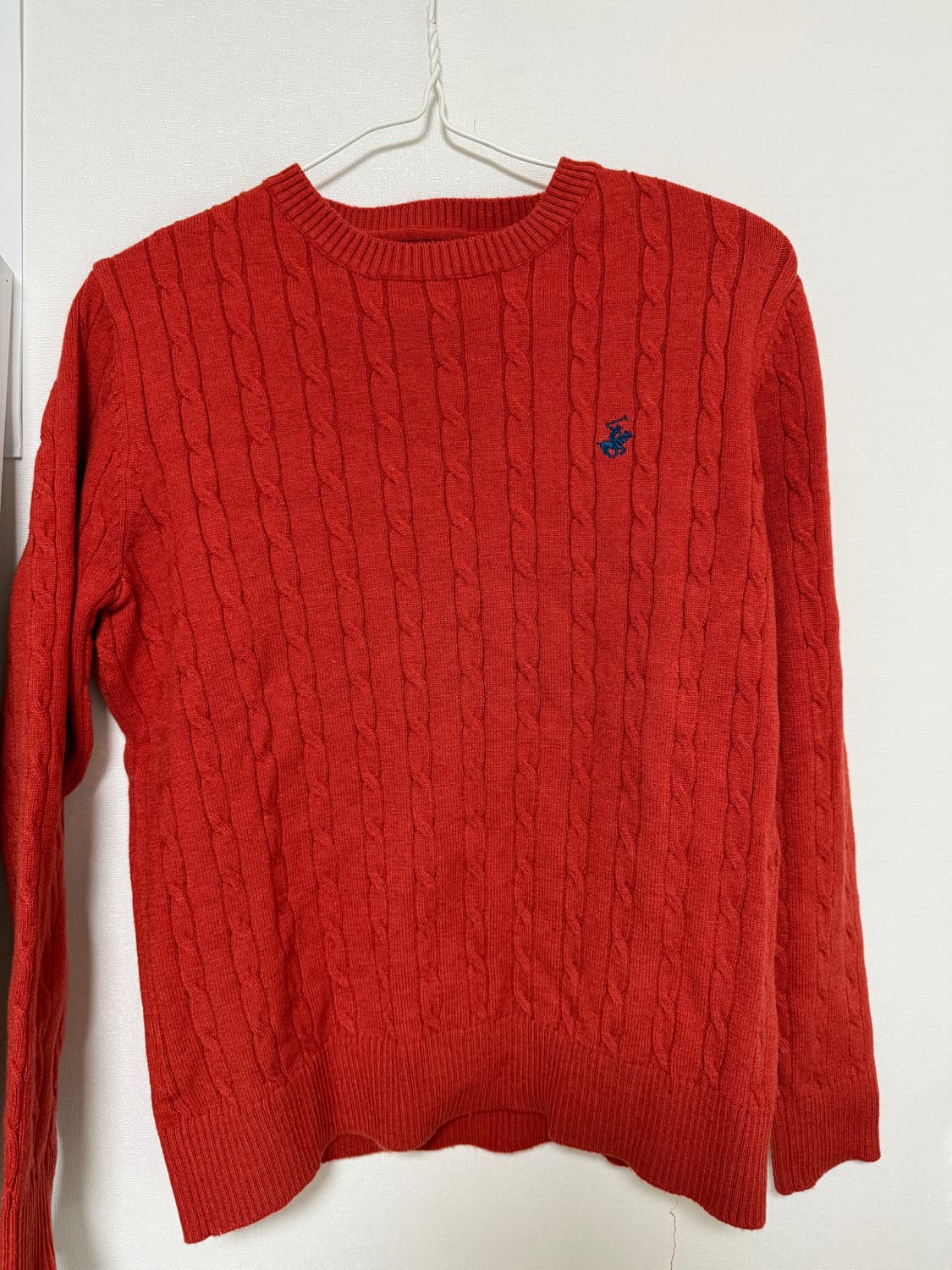 beverly hills 폴로 클럽 오렌지 니트 상품이미지1