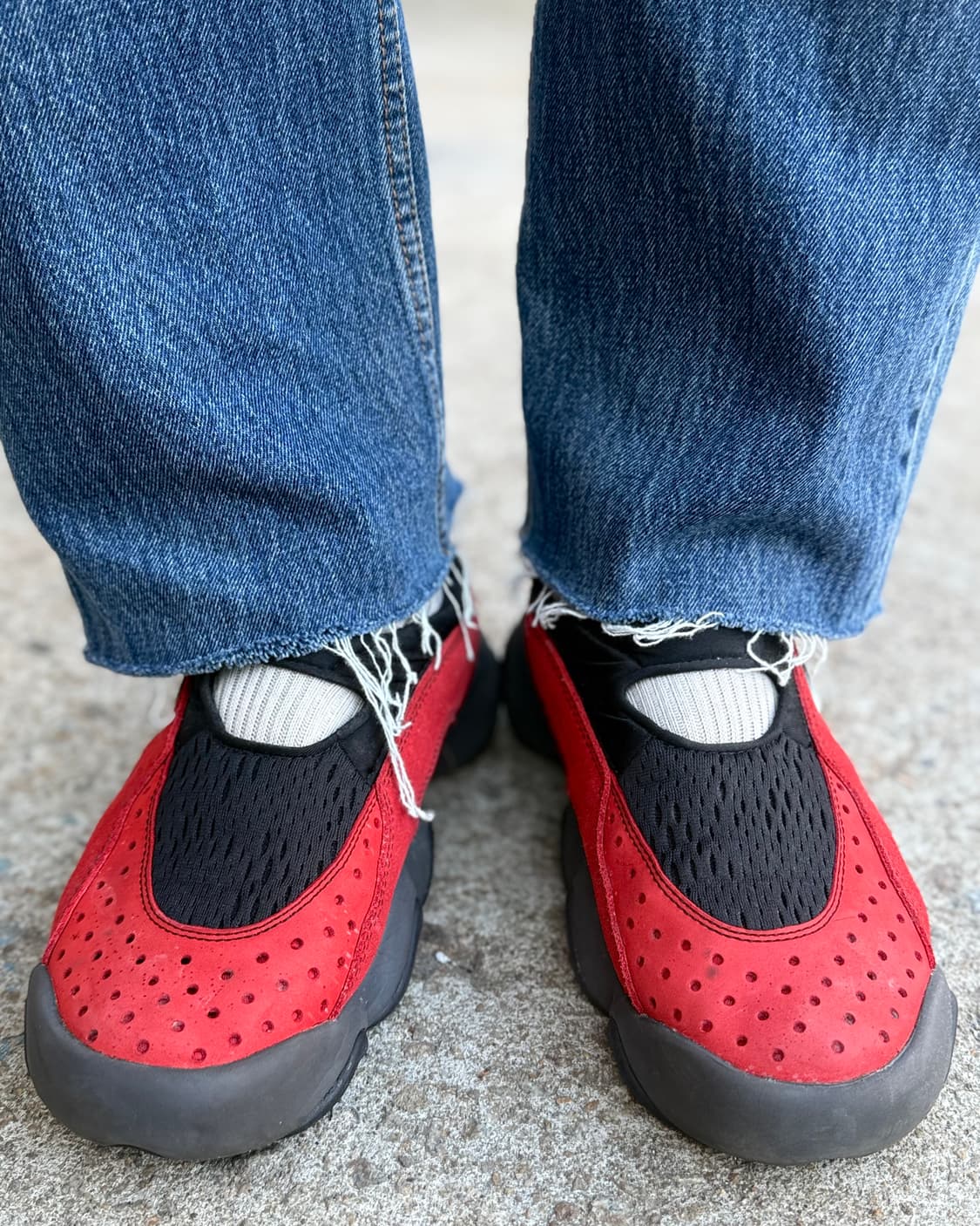 오클리 x 브레인 데드 스웨이드 플래쉬 샌들 [라바/블랙] US9 상품이미지8