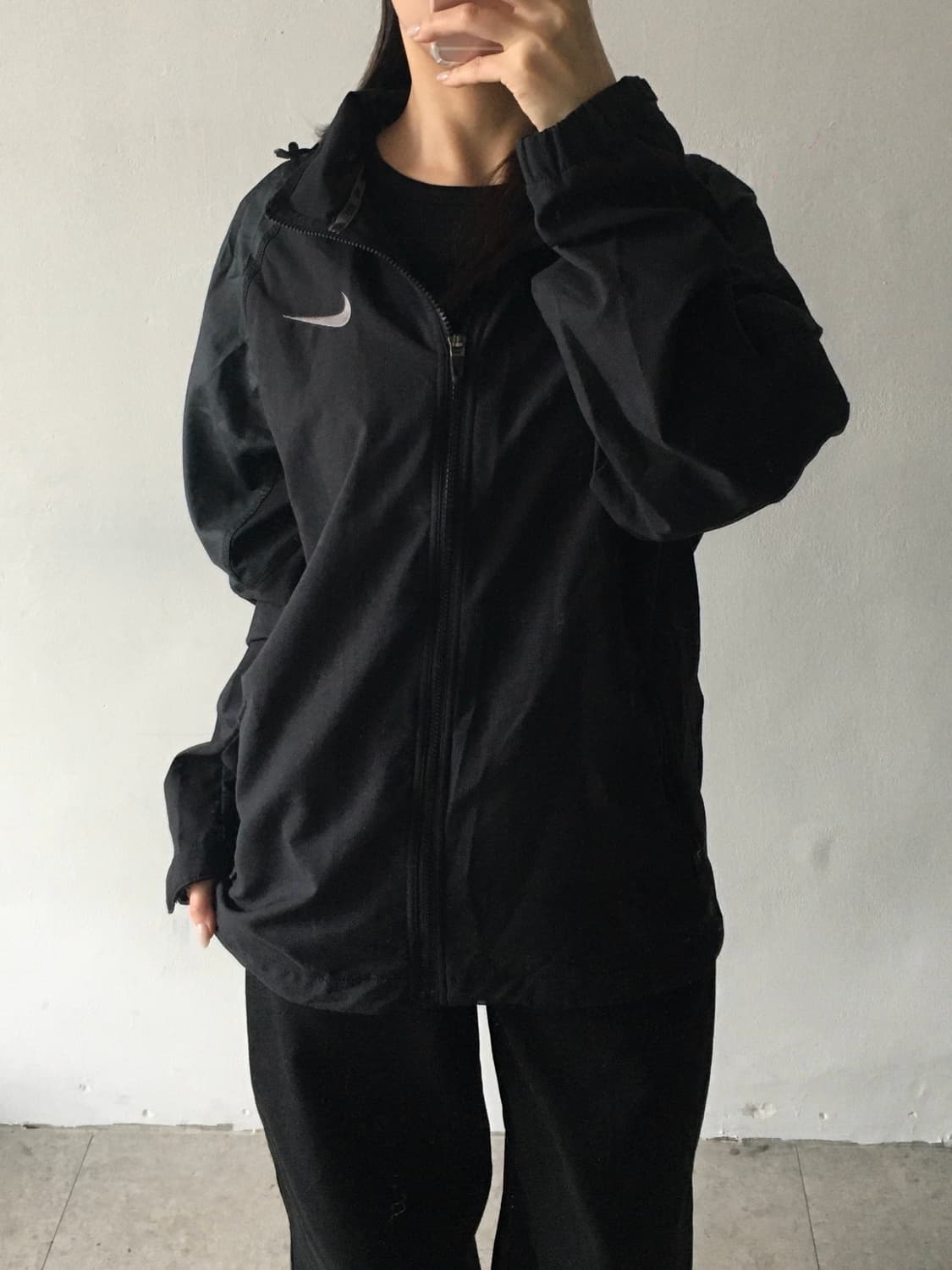 나이키 스우시 후드 바람막이 상품이미지1