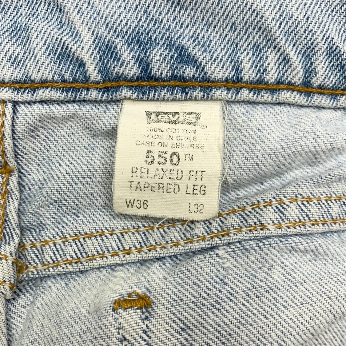 [36/정품] 리바이스 550 오렌지탭 릴렉스핏 데님팬츠 상품이미지10
