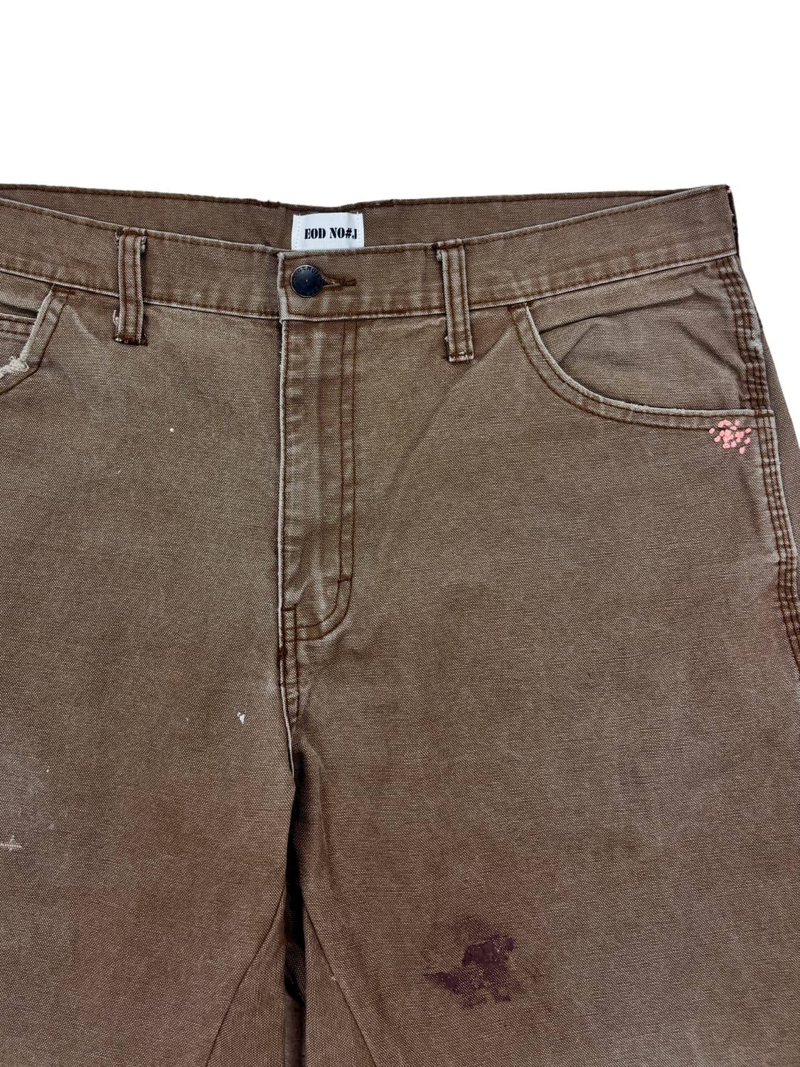 Vtg Dickies Sashiko Distressed 버뮤다 상품이미지5