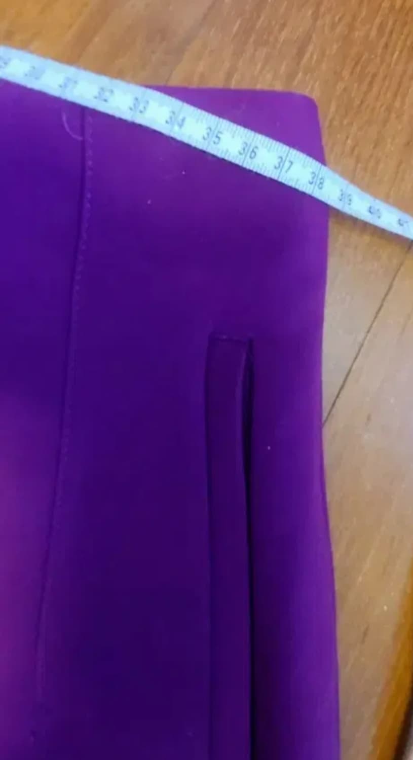 화사한 푸시아 퍼플 Zara 하이웨이스트 팬츠 상품이미지7