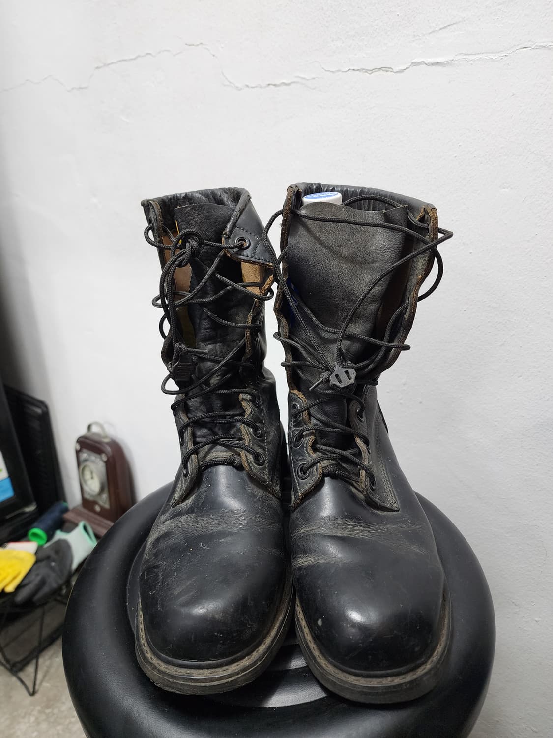 군용 밀리터리 리얼레더 전투화 상품이미지5