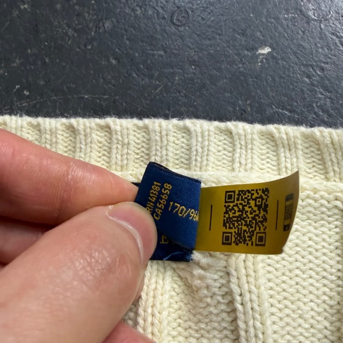 100 폴로 랄프로렌 꽈배기 니트 상품이미지4