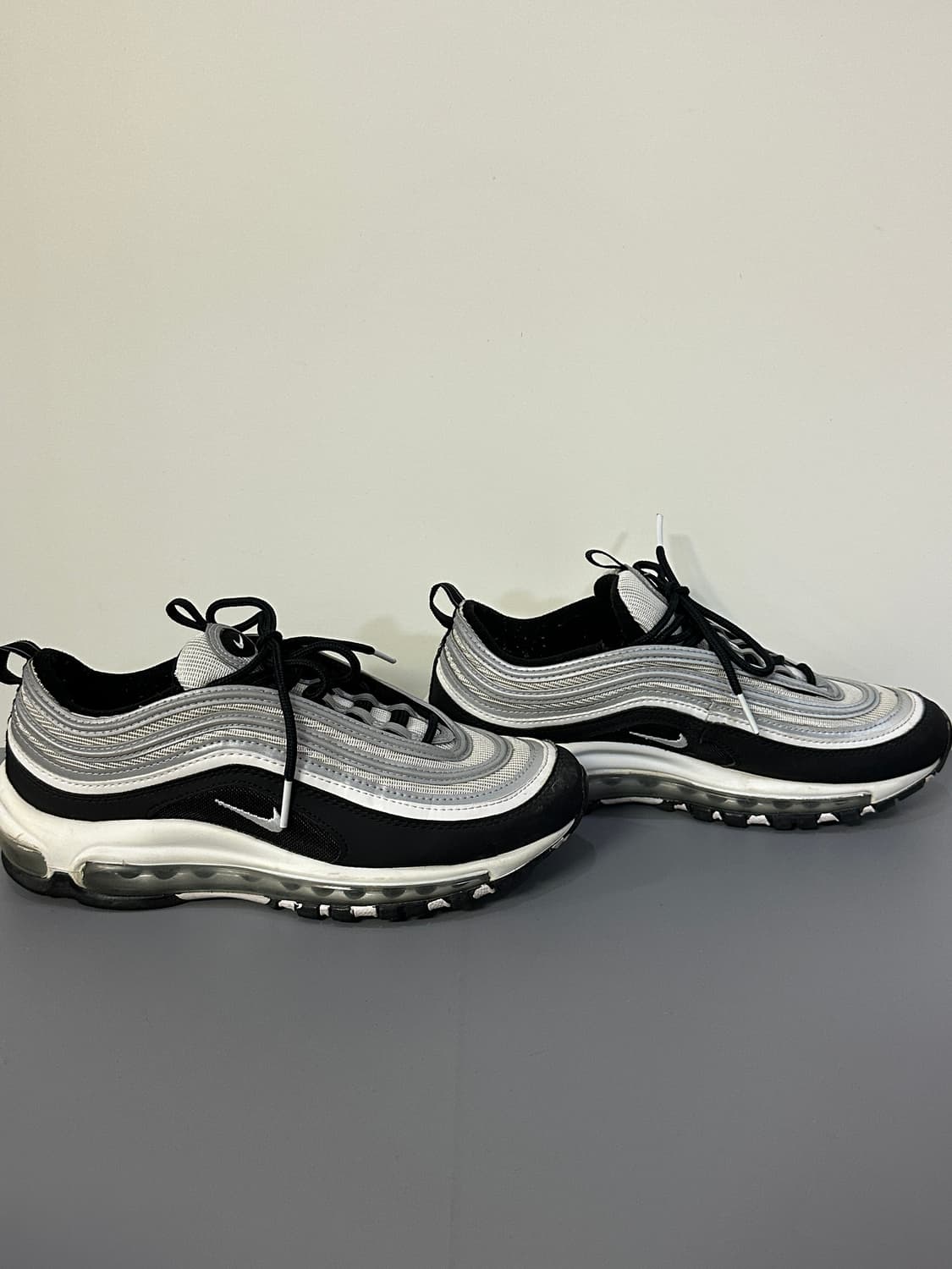 나이키 에어맥스97 화이트블랙실버 운동화 상품이미지3