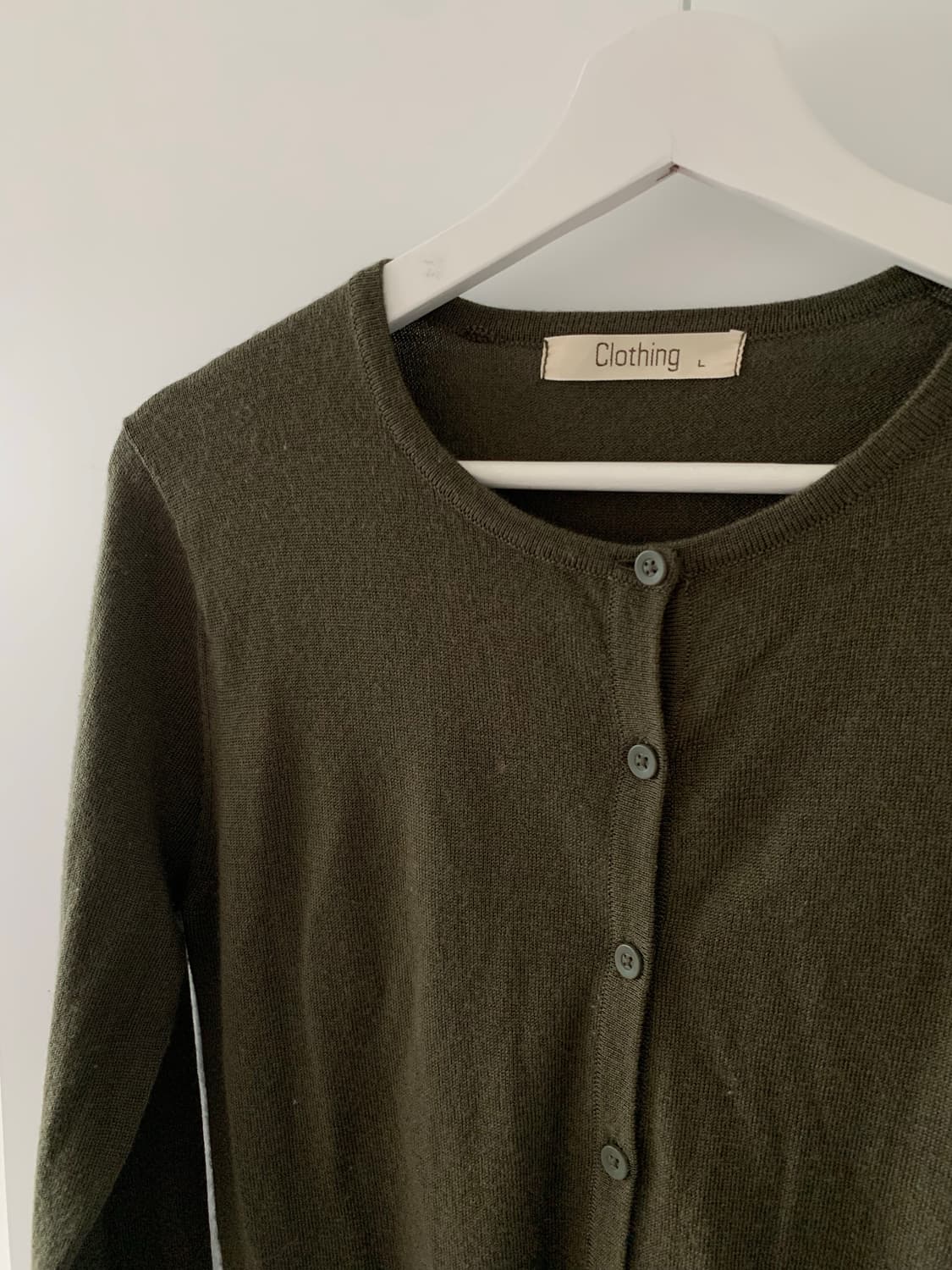 그린 베이직 가디건 상품이미지4