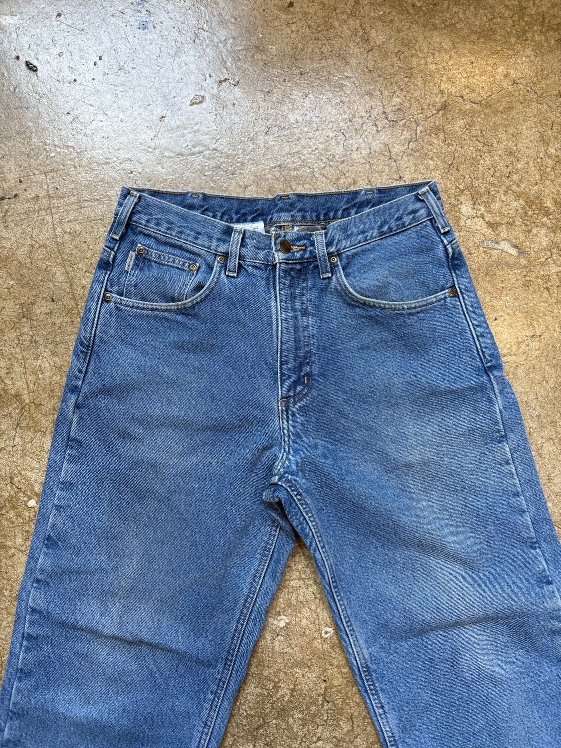 칼하트 빈티지 체크 블랭킷 데님 상품이미지4