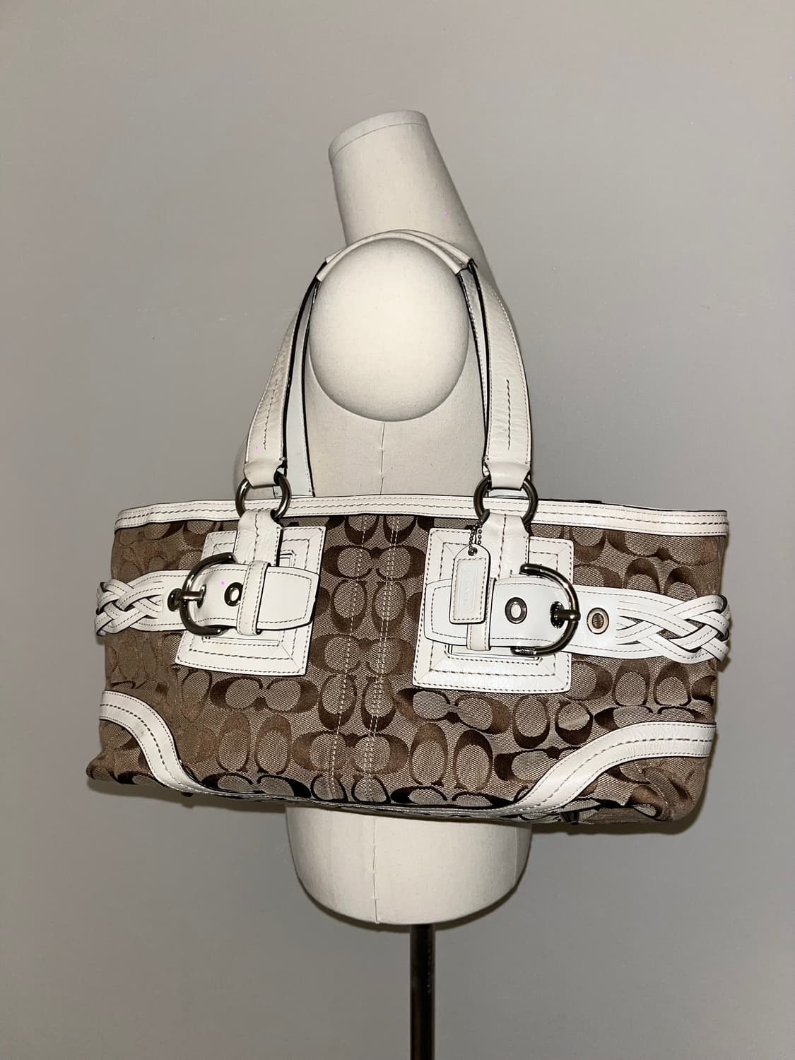 Coach white beige bag 상품이미지2