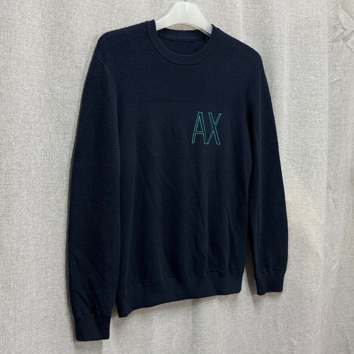 [매장판/100] 아르마니 익스체인지 A|X 로고 와플 니트 상품이미지2