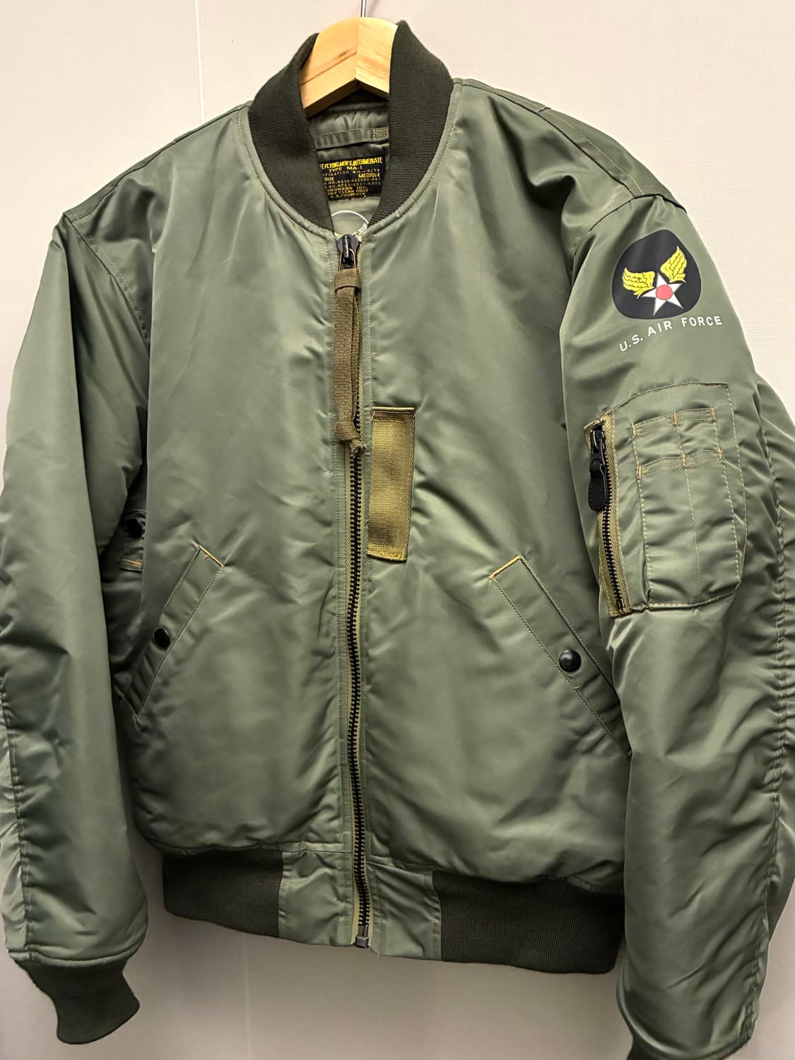 (M)브론슨 us 미공군 MA-1 플라이트 항공자켓 1950s 상품이미지3