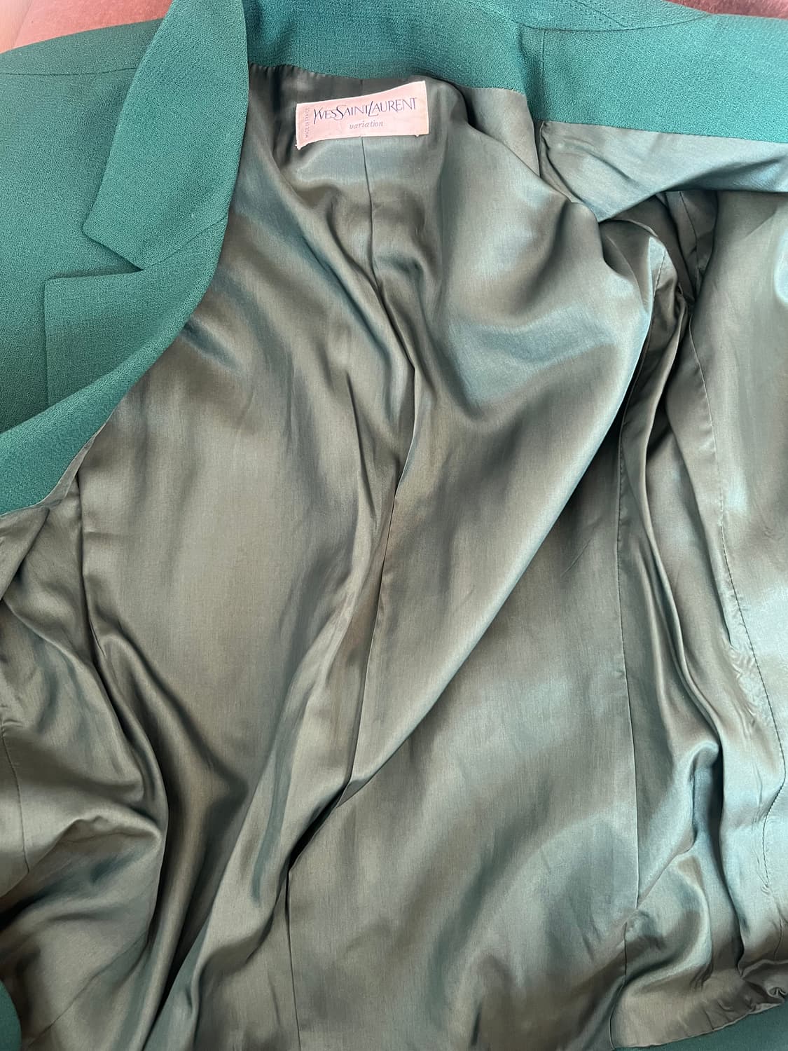 입생로랑 여성 그린 간절기울자켓 싱글자켓 블레이져 상품이미지6