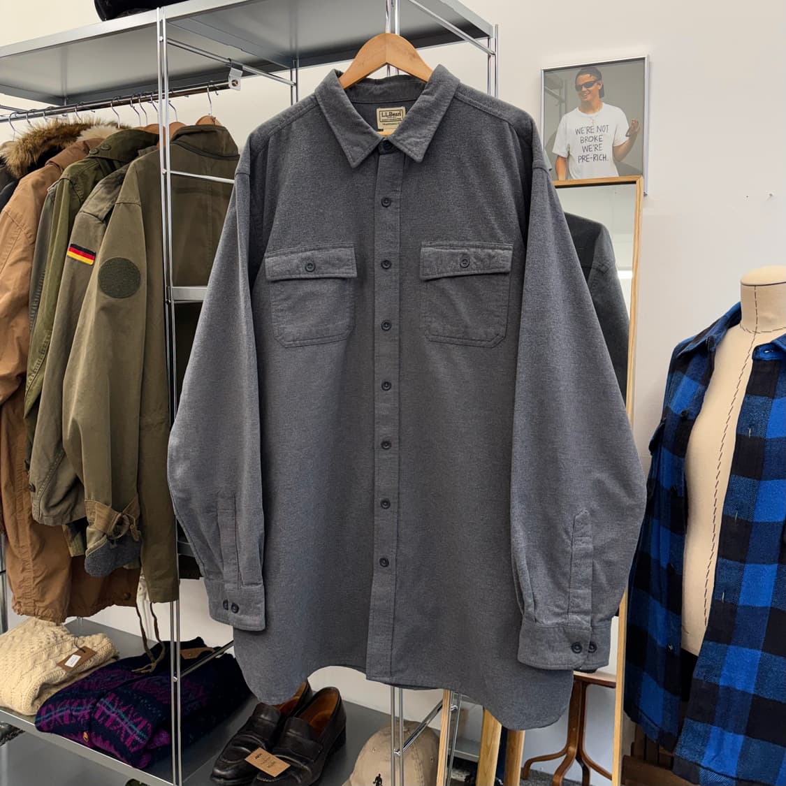 엘엘빈 LL BEAN 헤비 코튼 셔츠 (2XL)   상품이미지2