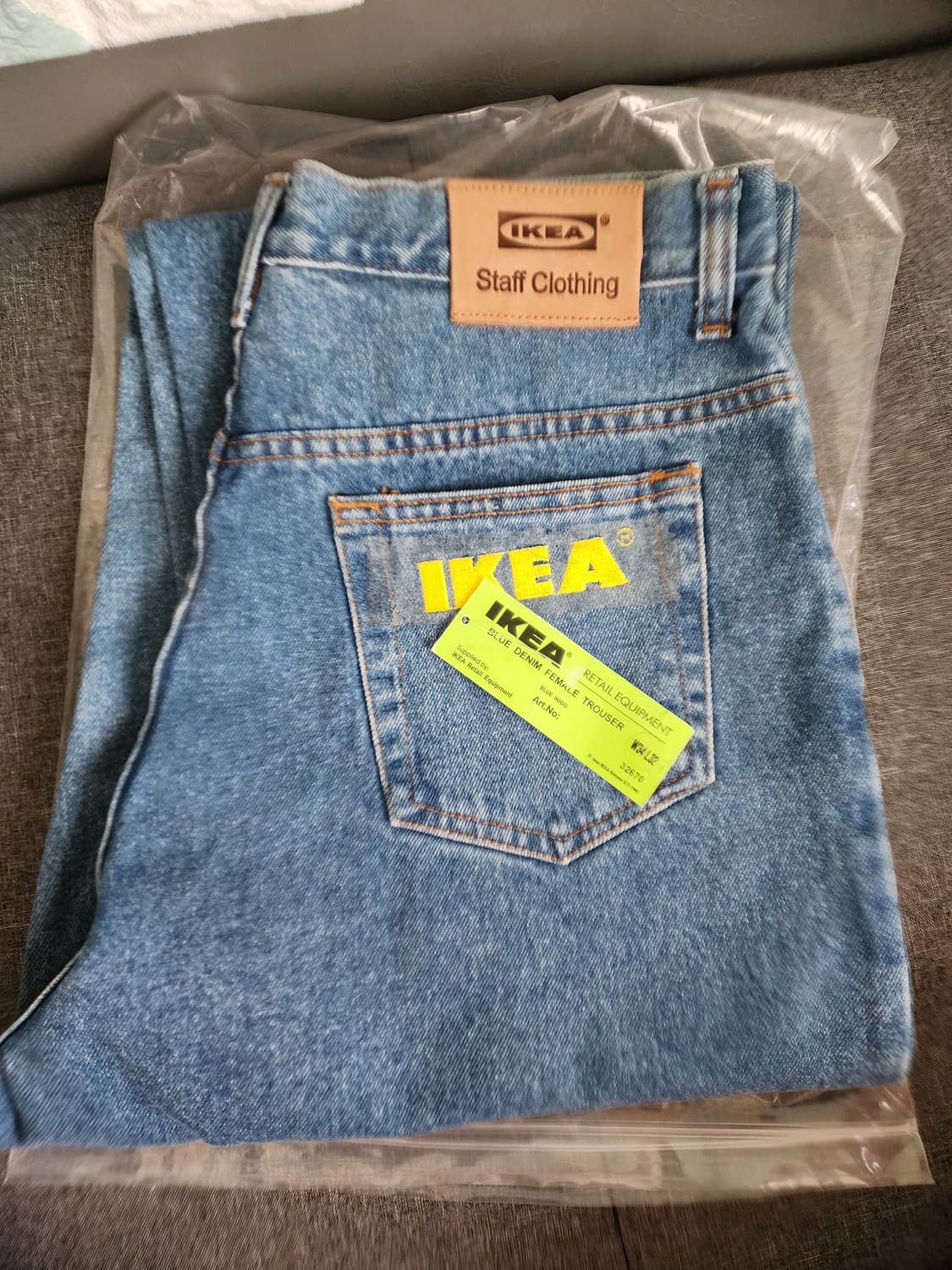 (미사용경매)이케아 스태프 데님 (ikea staff clothing) 상품이미지1