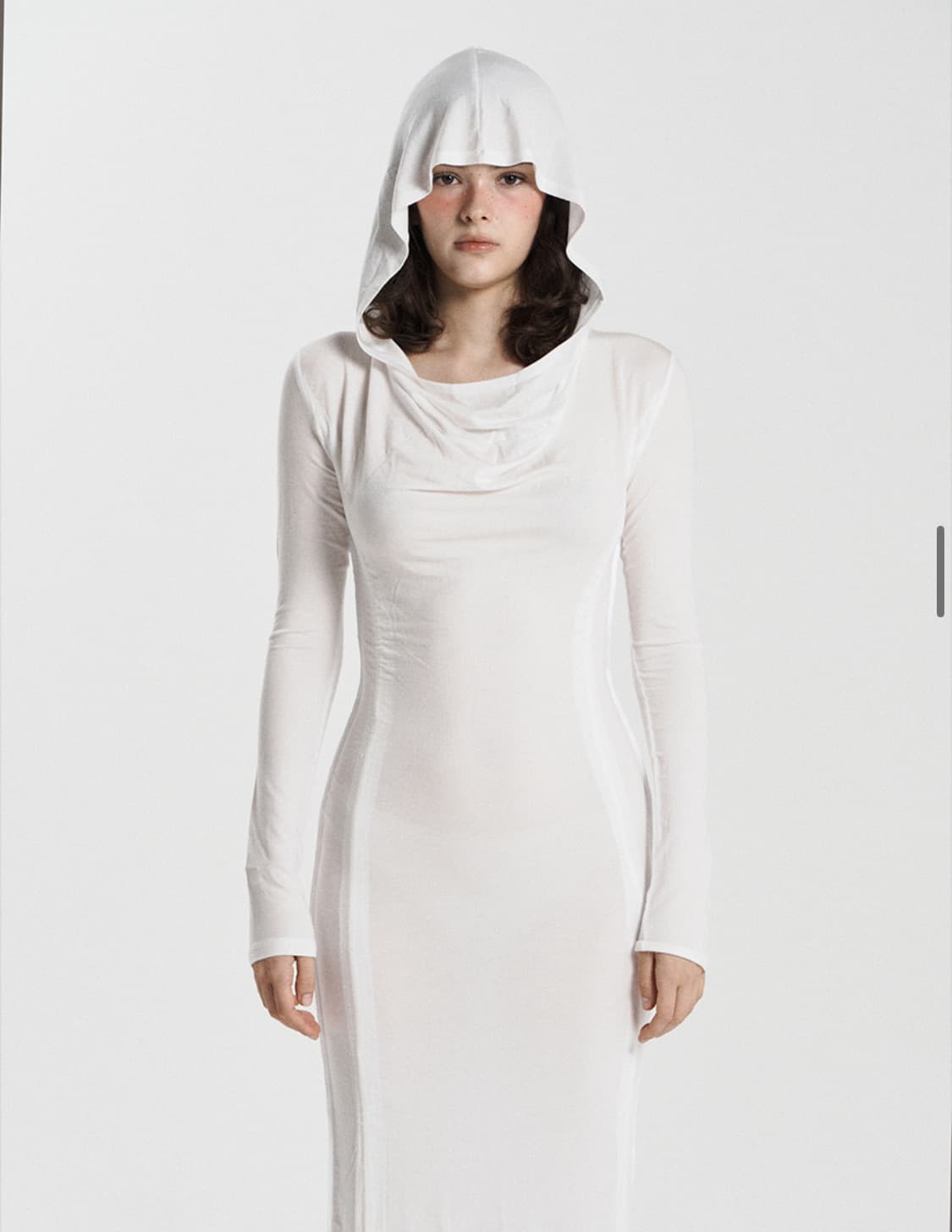 일리오 화이트 후드 탑드레스(3way) 상품이미지1