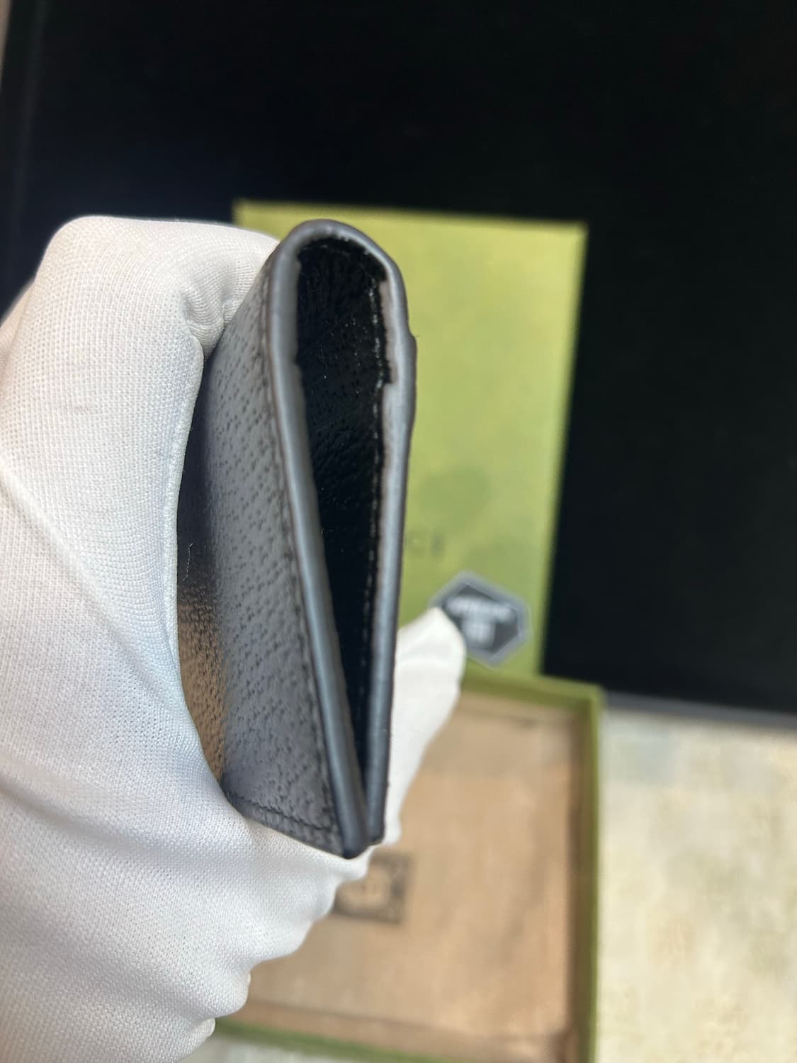 [정품/중고] 구찌 홀스빗 레더 명함지갑 상품이미지2