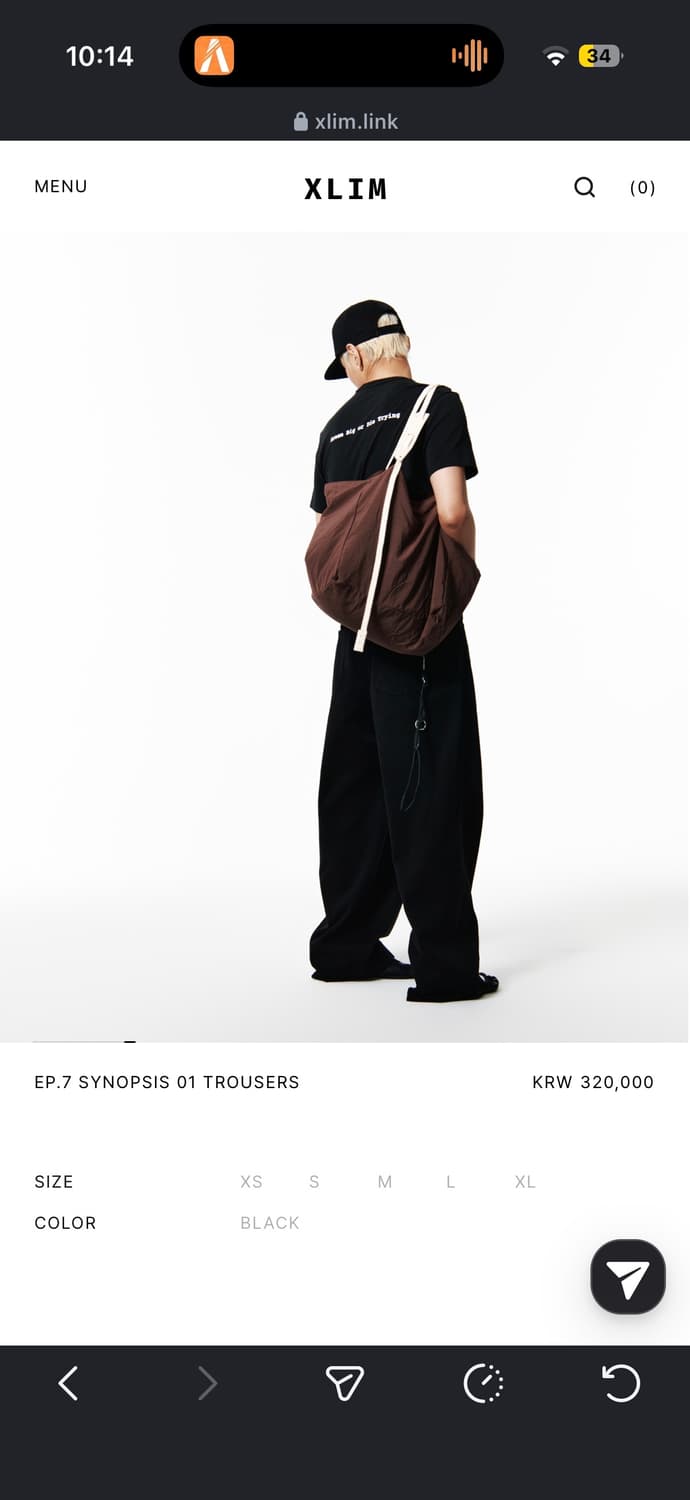 Xlim 엑슬림EP.7 SYNOPSIS 01 TROUSERS s 상품이미지9