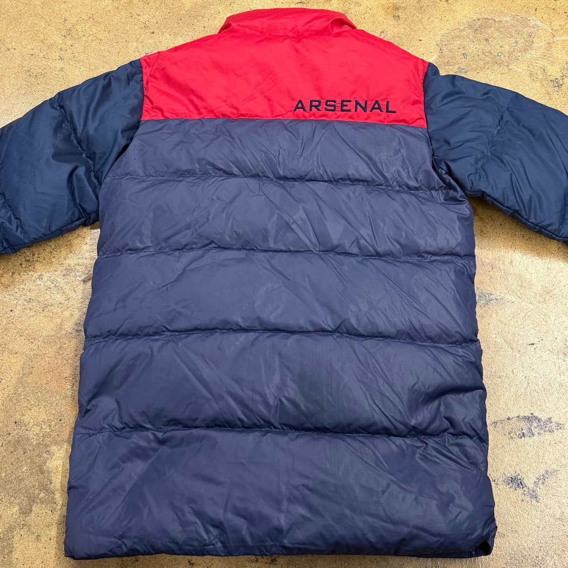 [정품/XS] 나이키 아스날 FC 패딩 점퍼 레드 네이비 b10 상품이미지4