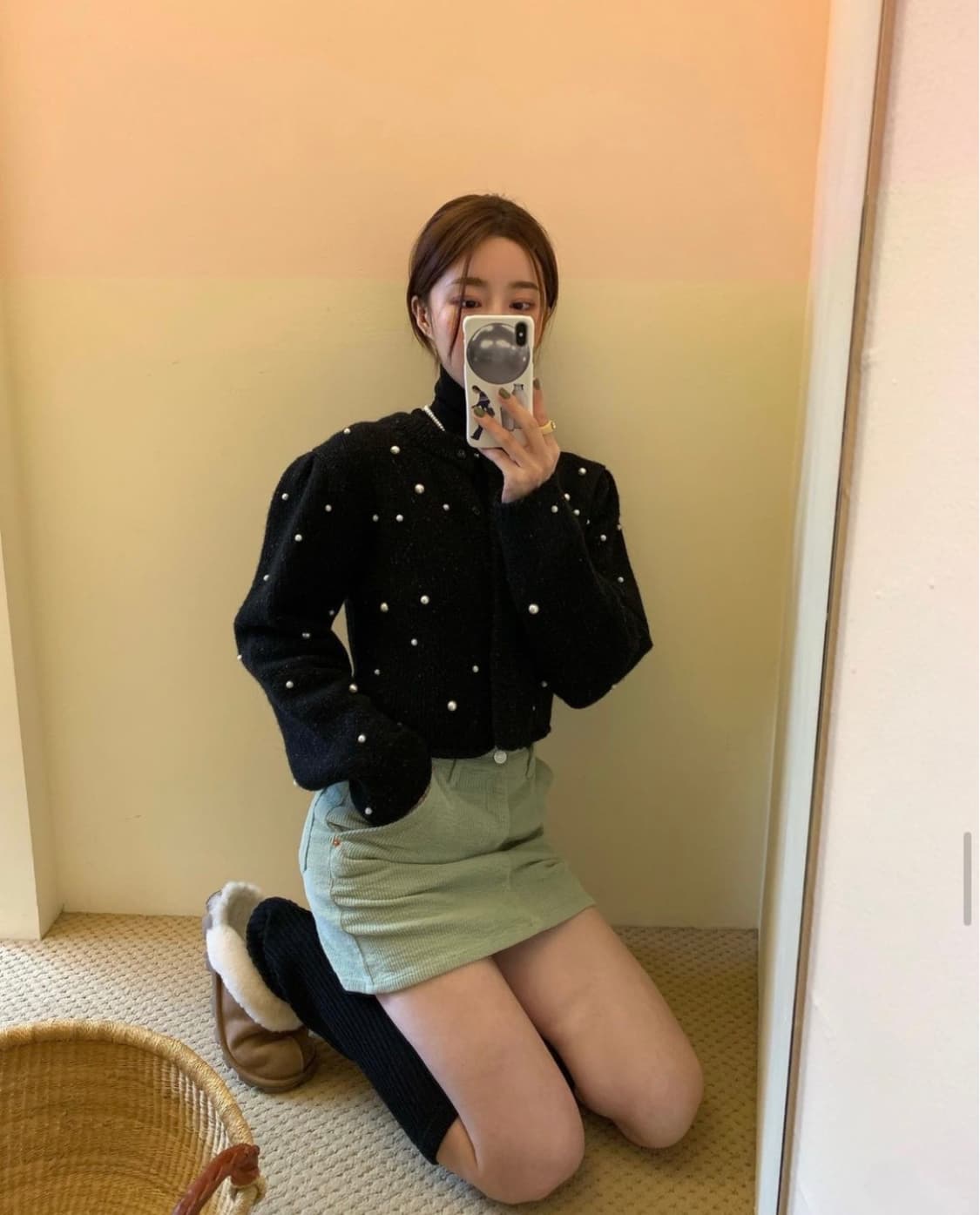 [s] 그로브 ELLIE 스커트 민트 상품이미지1