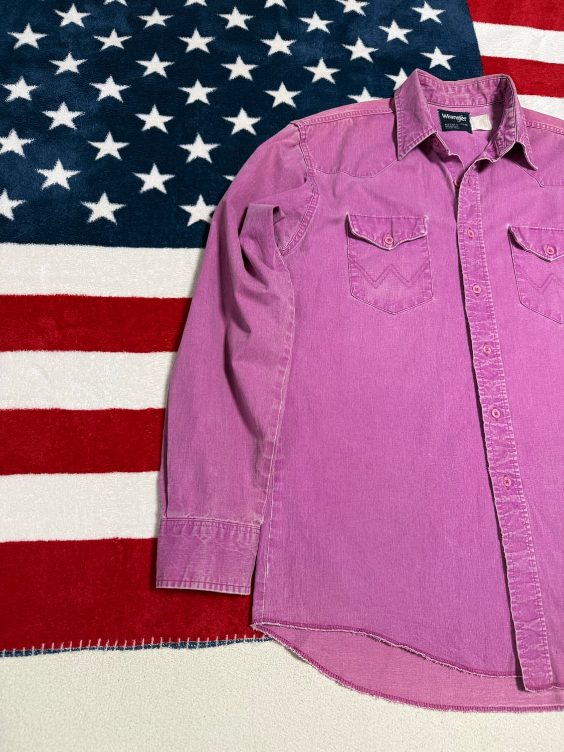 랭글러 웨스턴셔츠 90s Wrangler western shirt 빈티지 상품이미지3