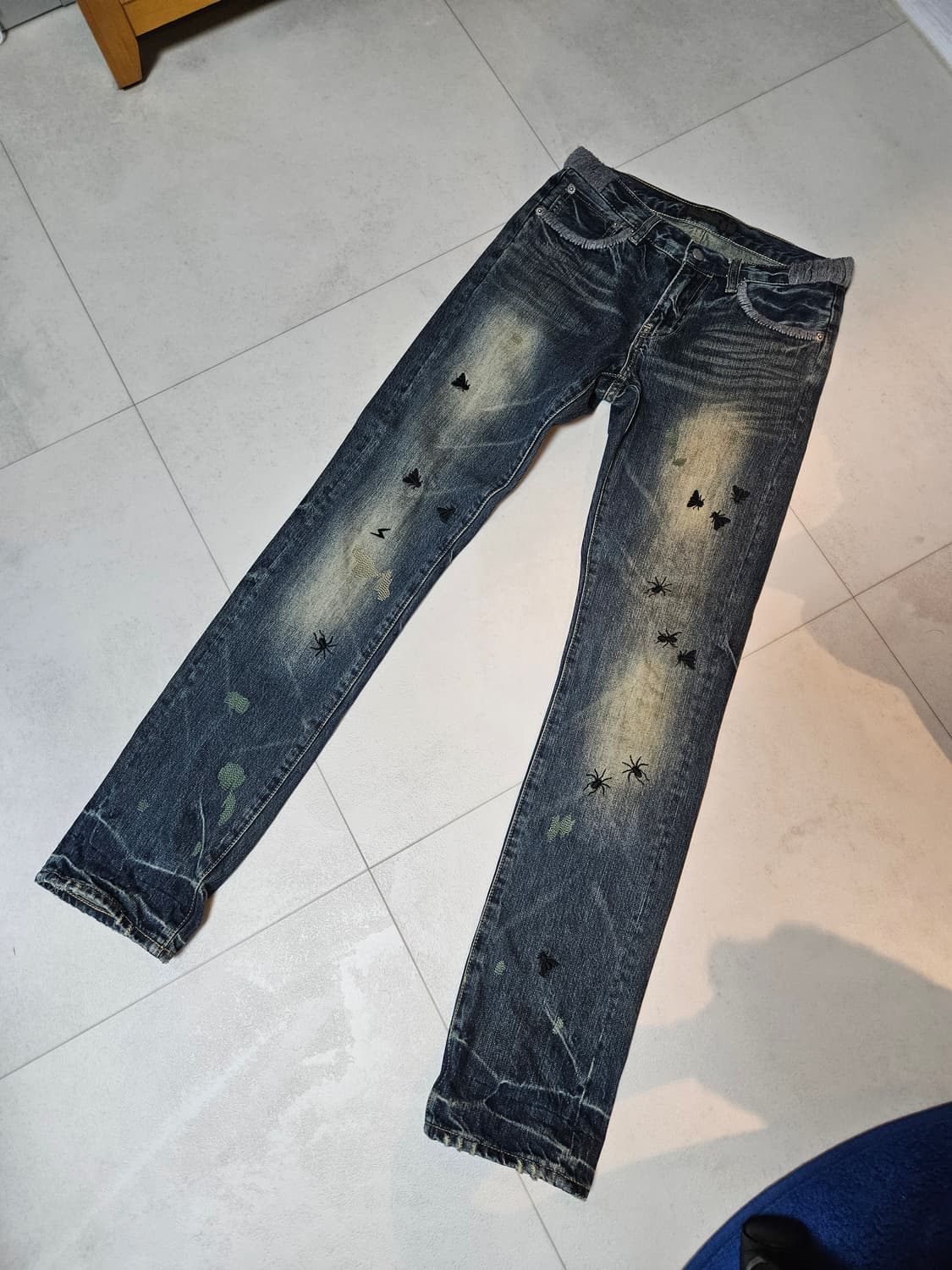 Undercover 06aw guruguru bug denim 상품이미지1