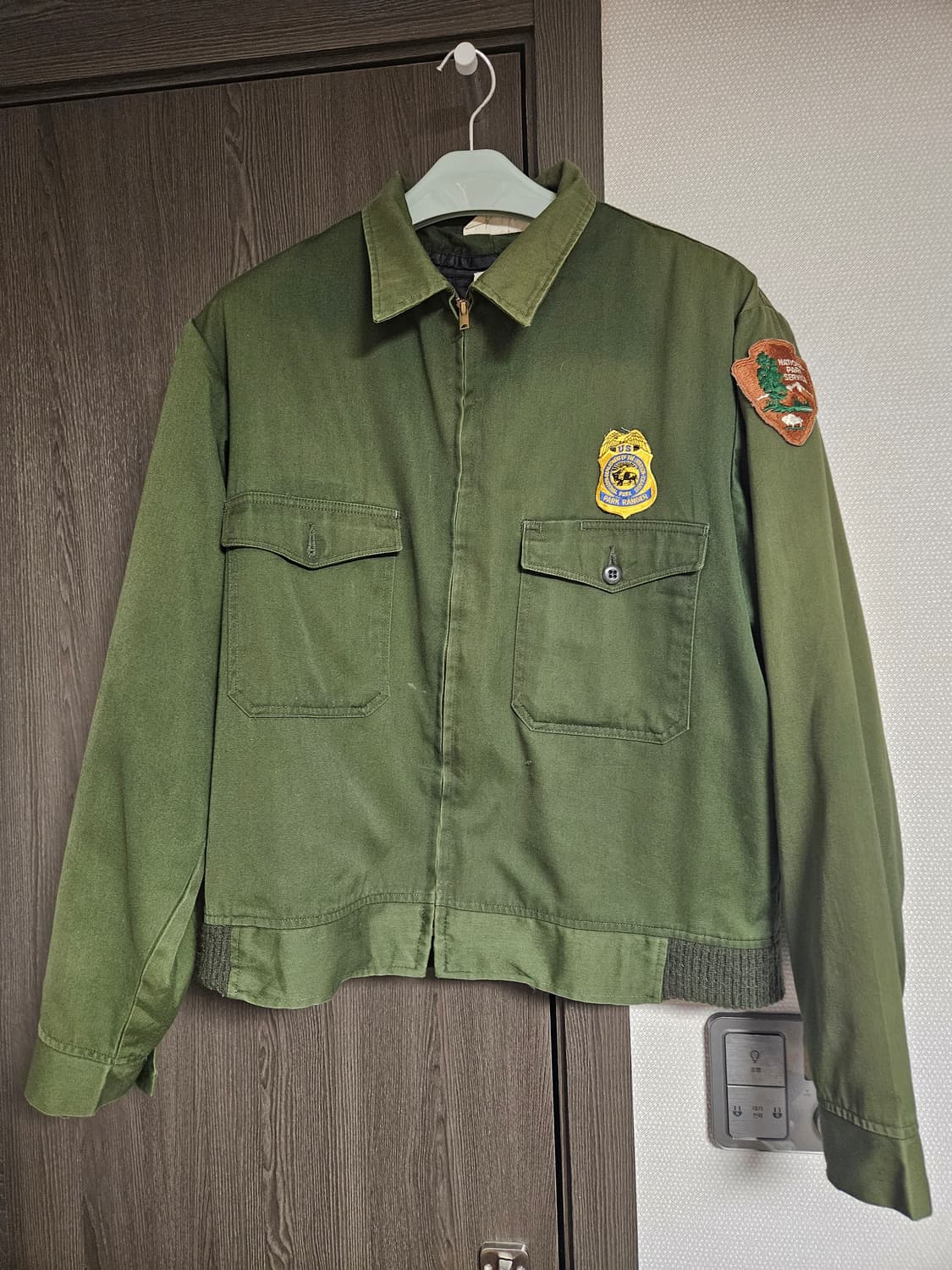 미국 70s 내셔널 파크 서비스 레인저 유니폼 자켓 (실측 XL) 상품이미지1