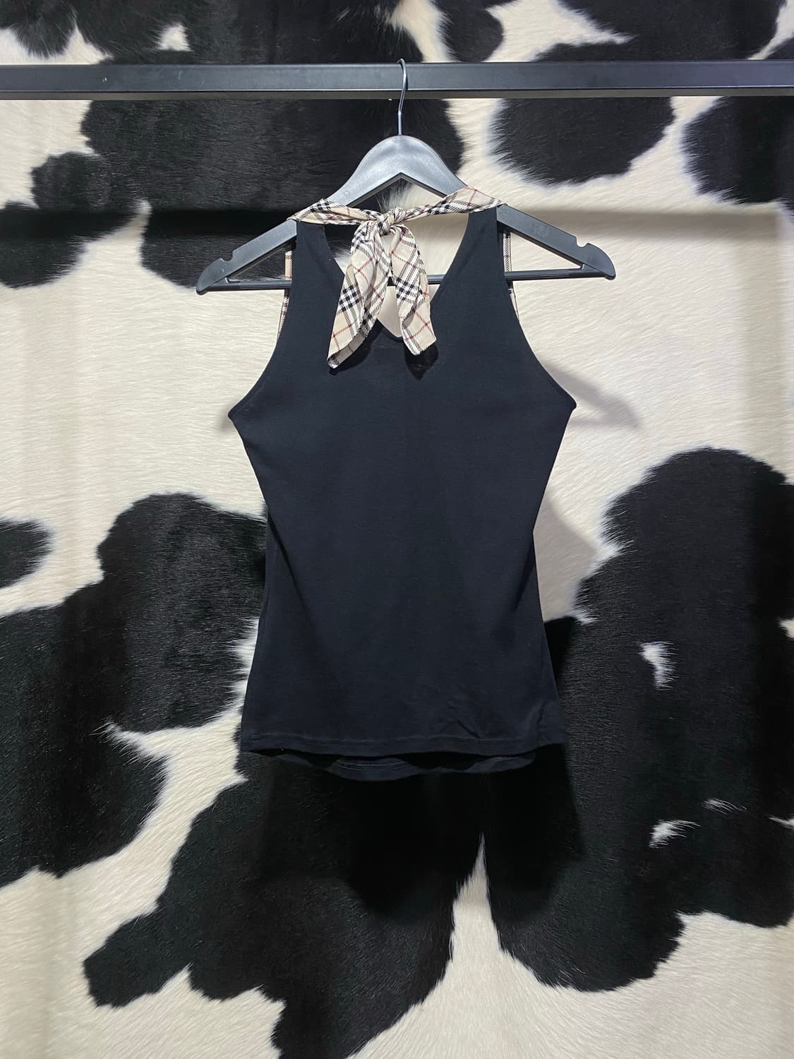 Burberry blue label 체크 홀터넥 나시 상품이미지6
