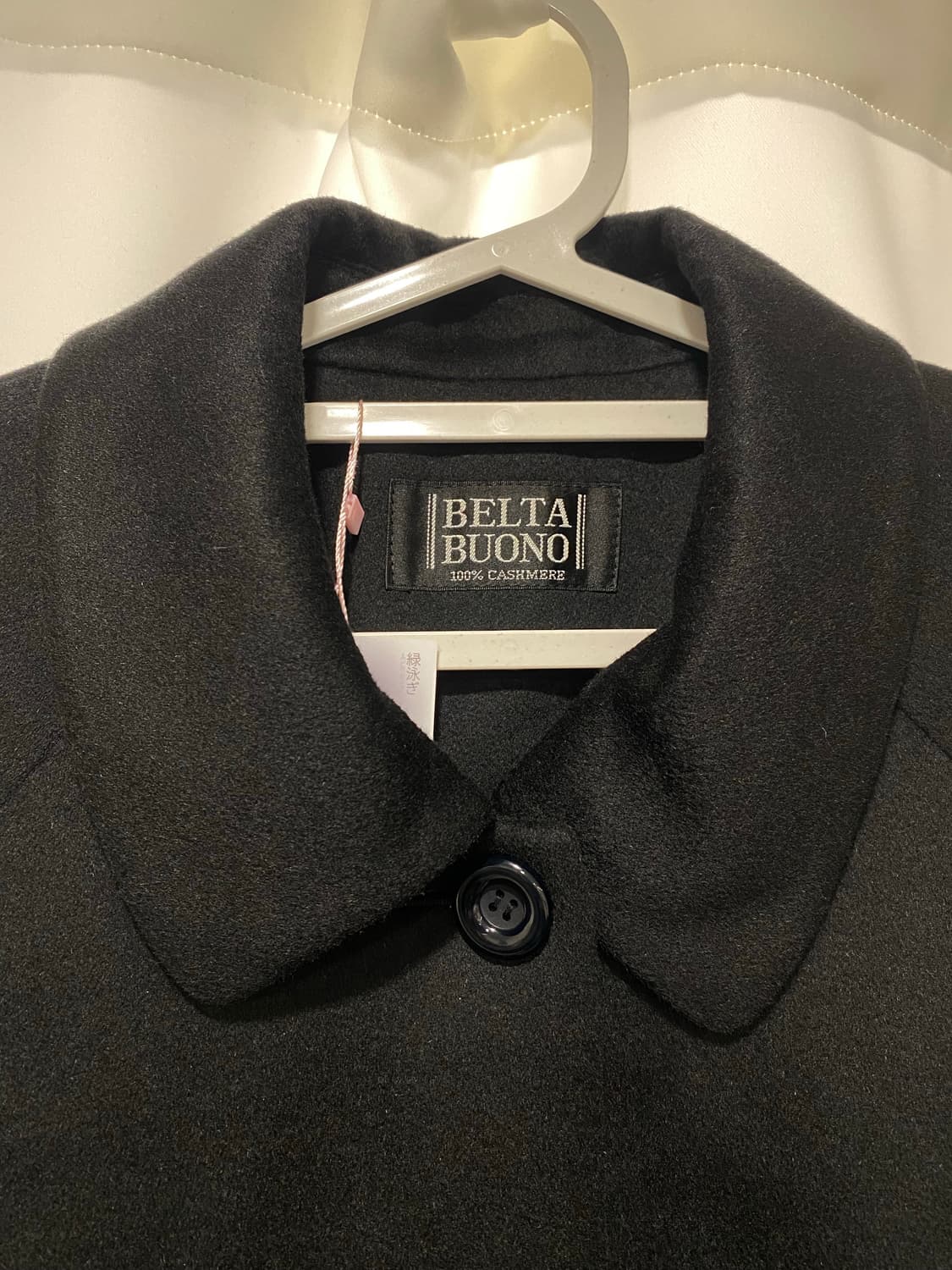 롱 캐시미어 100 블랙코트 상품이미지4