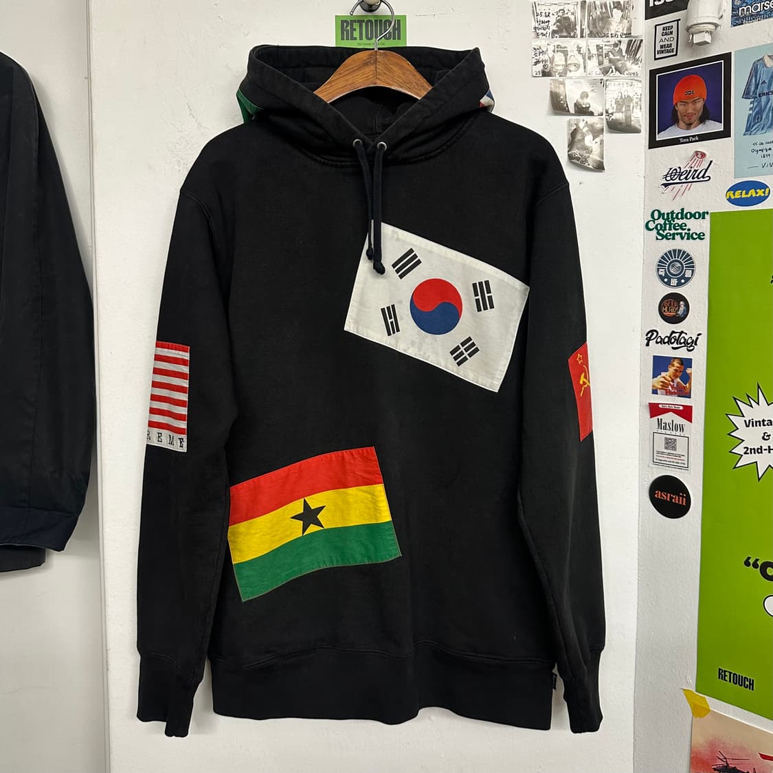 2013FW 슈프림 만국기 후드 상품이미지1