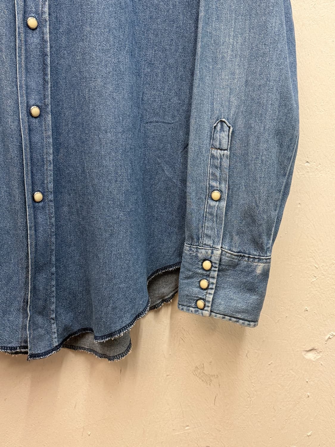 USA Wrangler Denim Western Shirt 상품이미지3