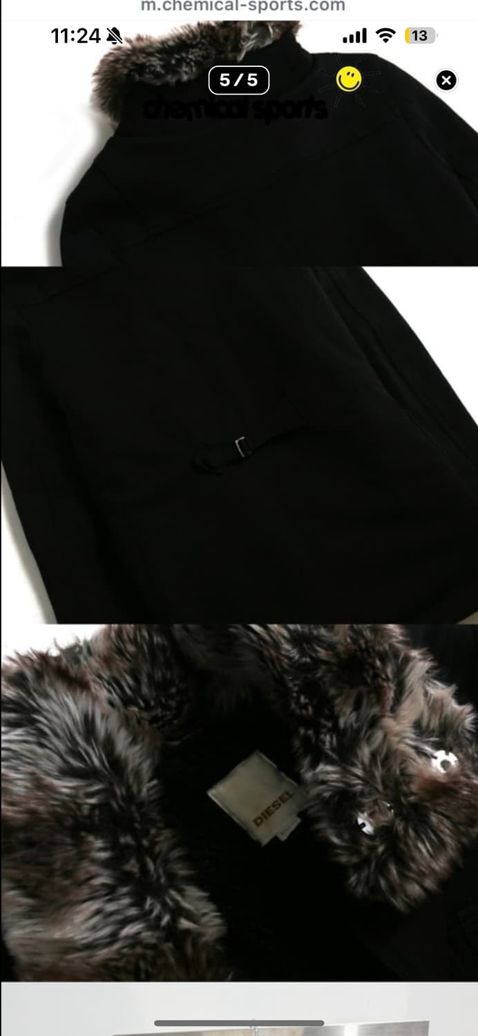 디젤 퍼 자켓 상품이미지5