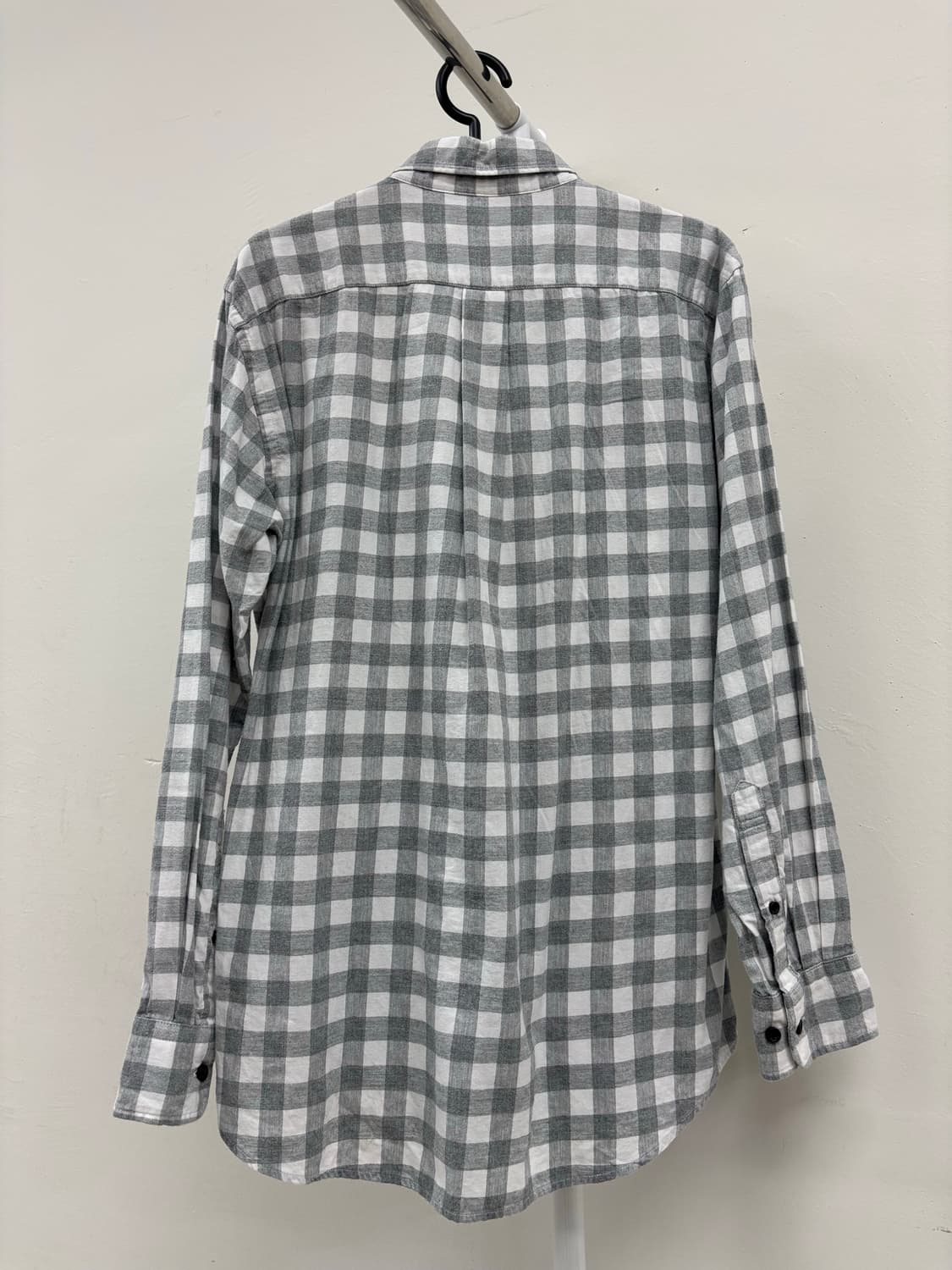 빈티지 그레이 체크 셔츠 상품이미지7