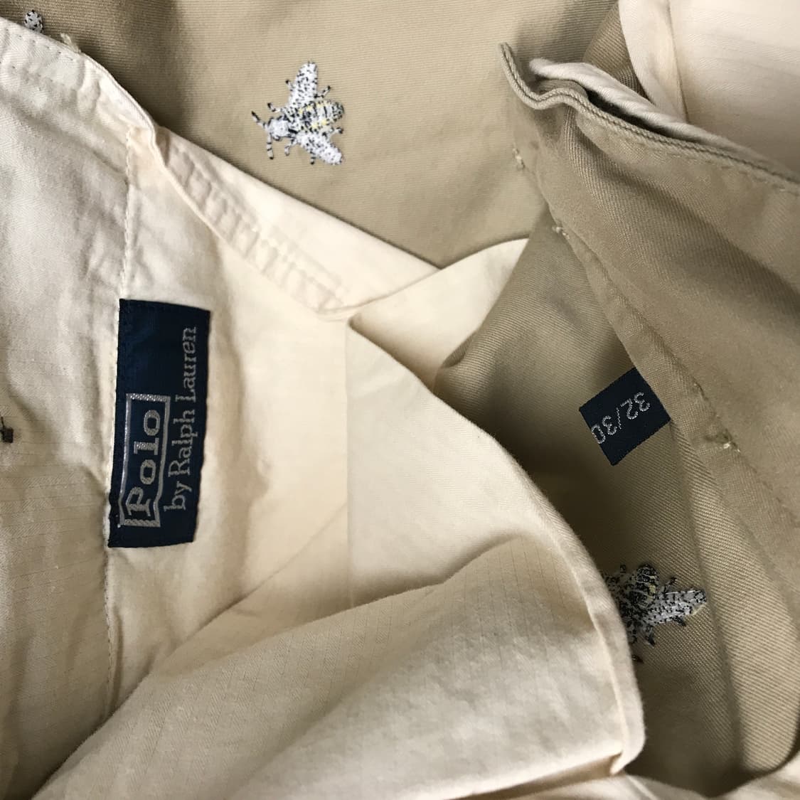폴로 랄프로렌 꿀벌 자수 치노 팬츠 베이지 32/30 상품이미지5