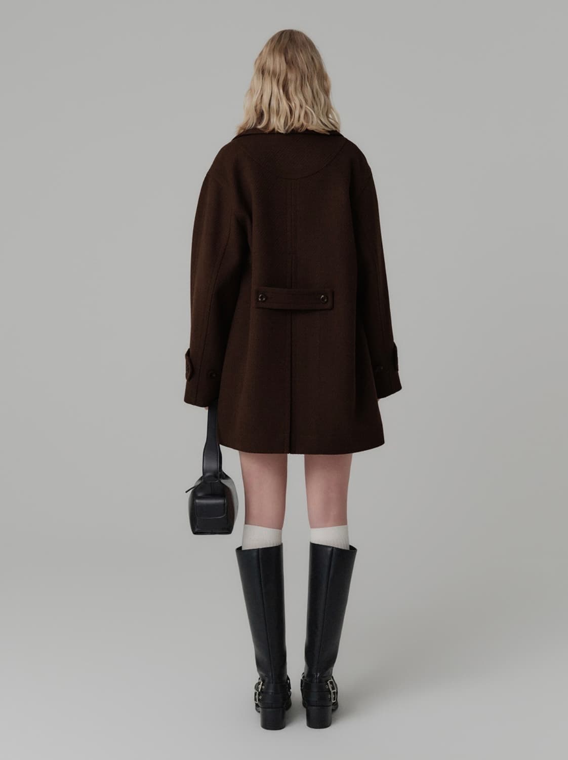 룩캐스트 하프코트 새상품 상품이미지4