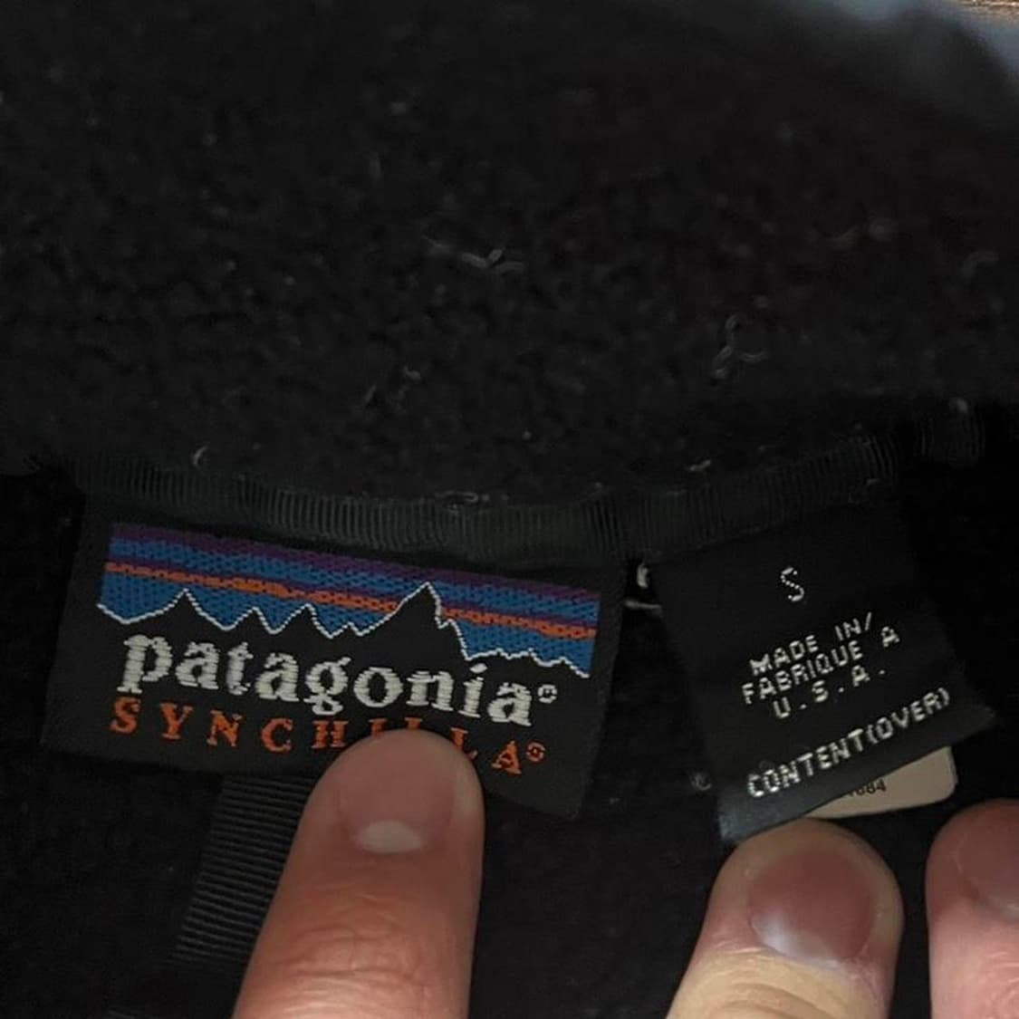 13FW 파타고니아 클래식 신칠라 스냅-티 플리스 풀오버 블랙 상품이미지3