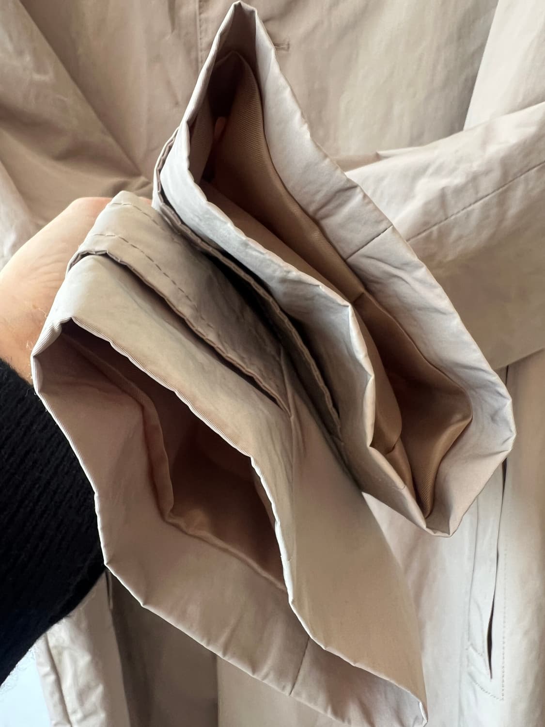 커스텀멜로우 남성 베이지 맥코트 간절기싱글코트 상품이미지4