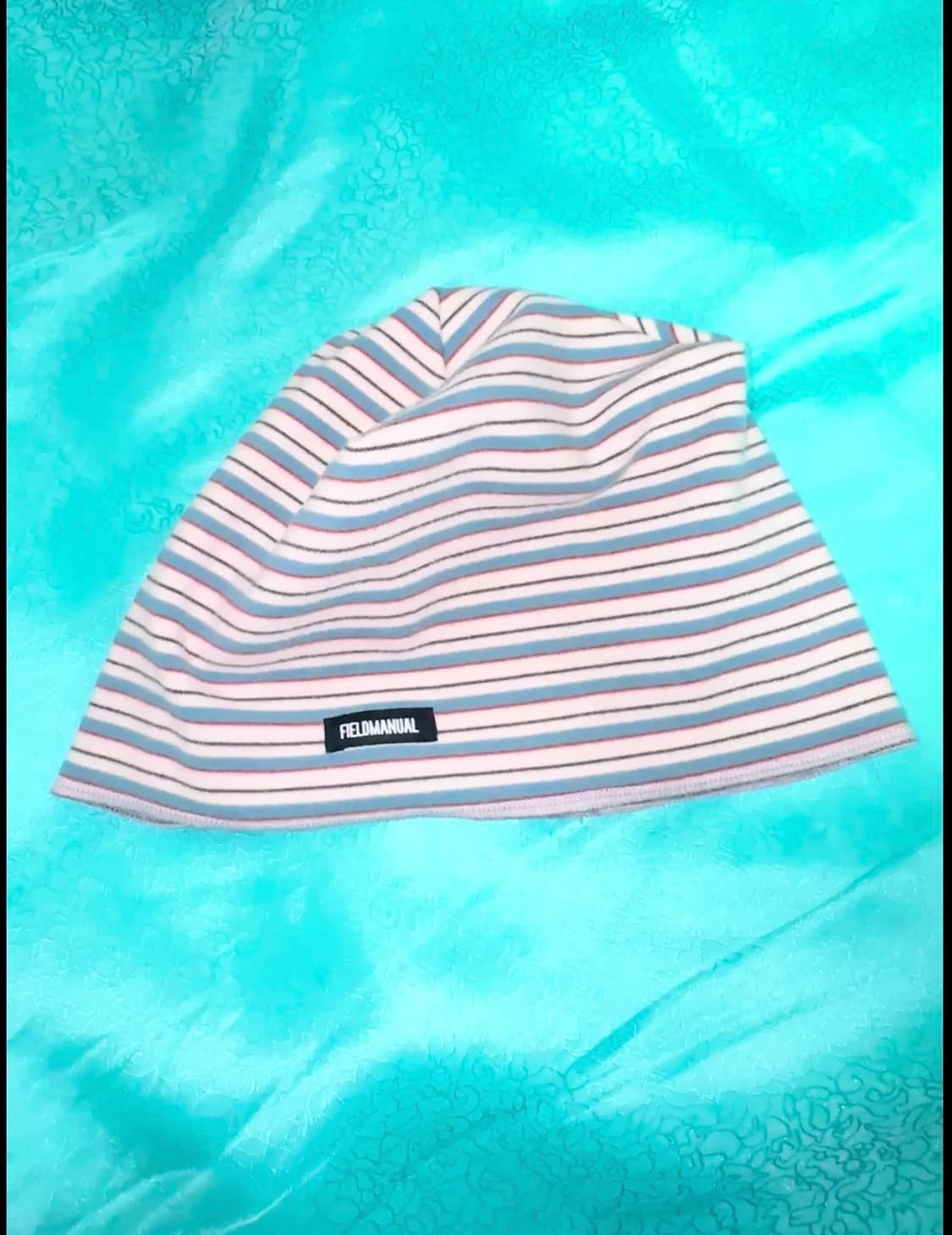 STRIPE FLEECE BEANIE PURPLE 상품이미지2
