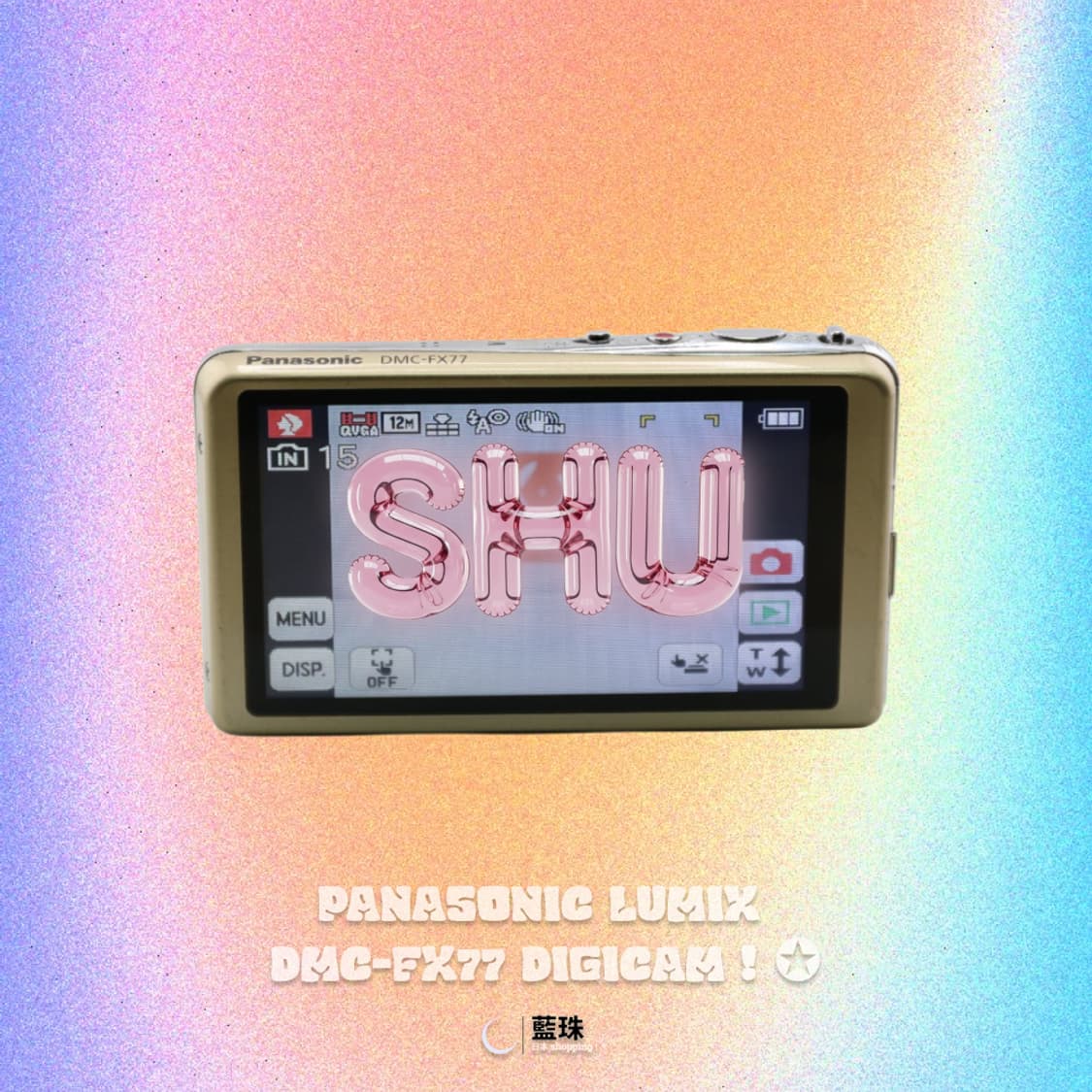 파나소닉 루믹스 DMC-FX77  빈티지 디카 골드 레오파드 커스텀 상품이미지4