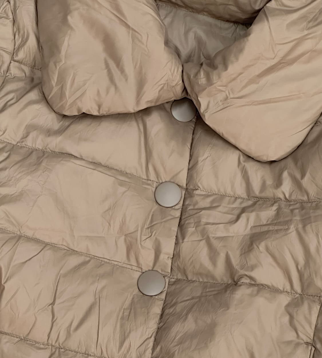 🥯러블리 경량 패딩 🥯 카라 포인트 히메갸루 양산형 라떼갸루 상품이미지4