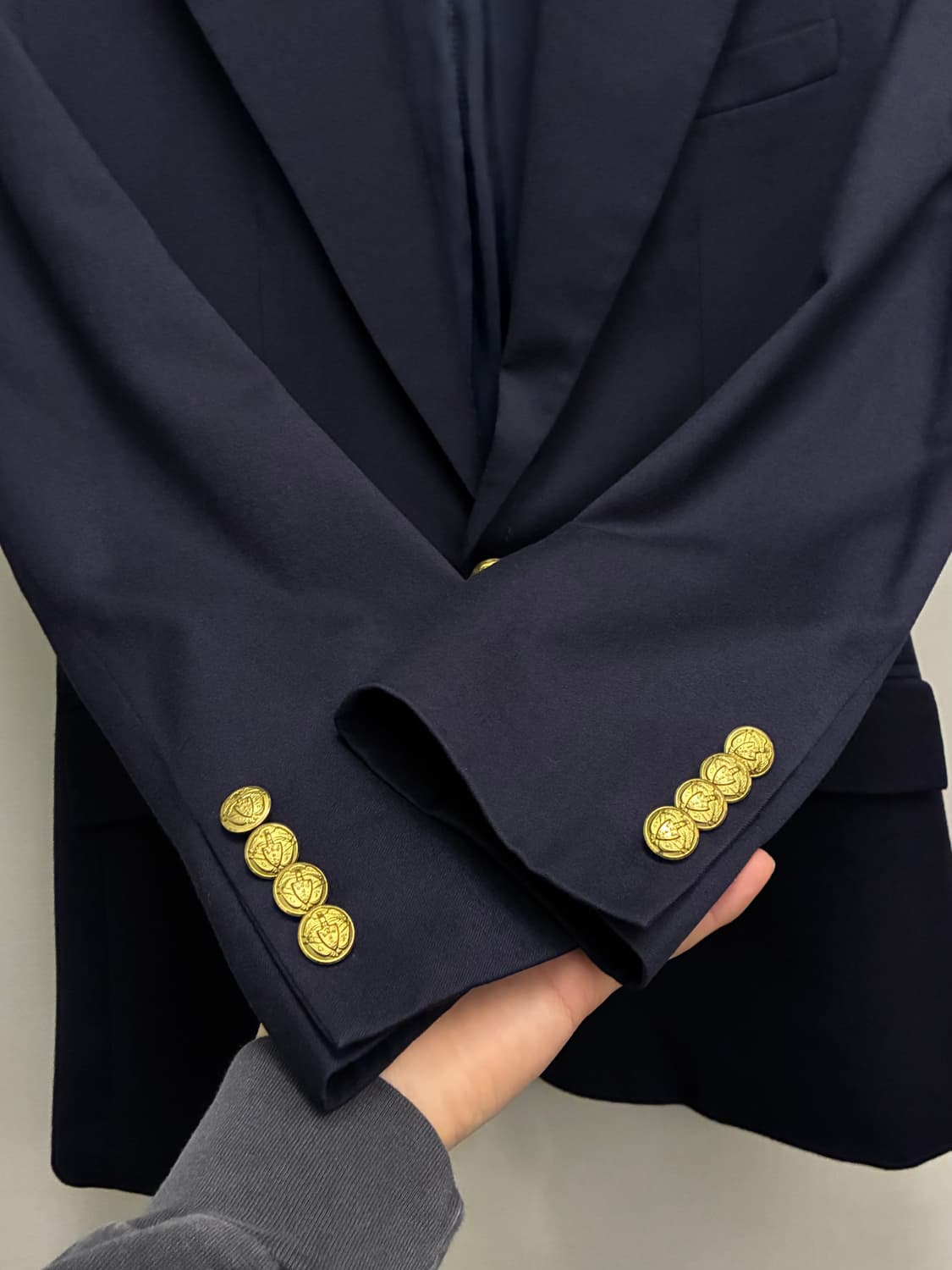 POLO 폴로랄프로렌 빈티지 금장 투버튼 싱글 블레이저 우먼스 상품이미지6