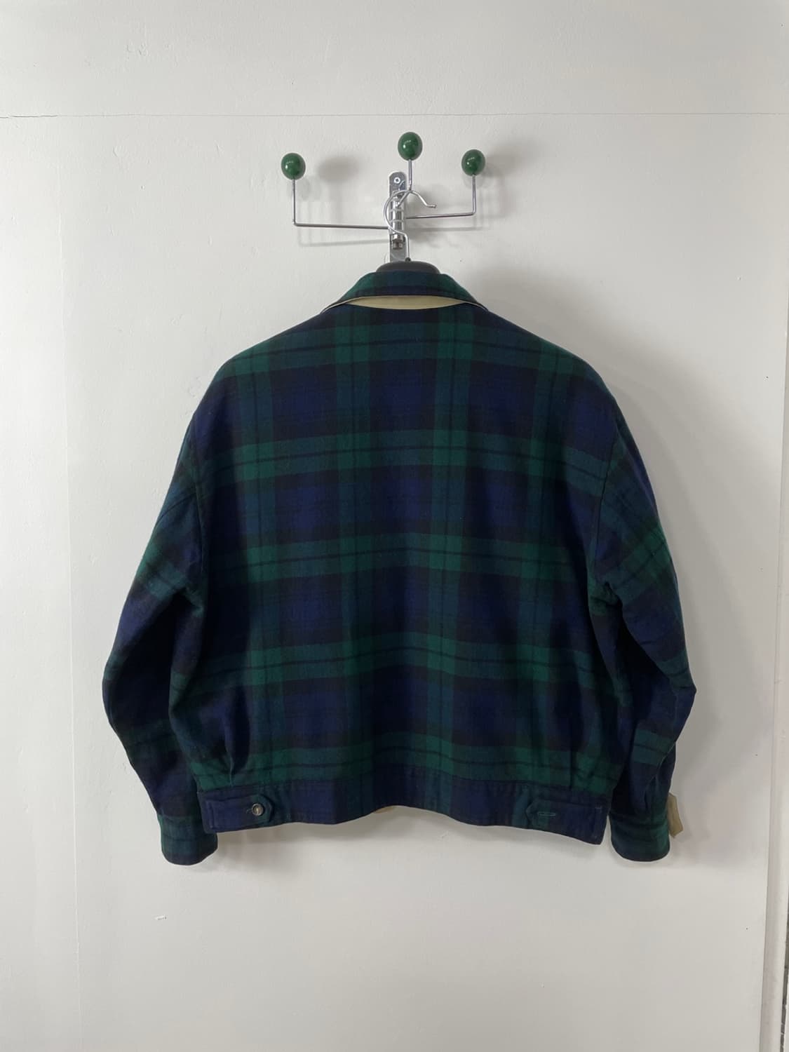 90s 폴로 랄프로렌 블랙와치 리버시블 블루종 자켓 상품이미지4