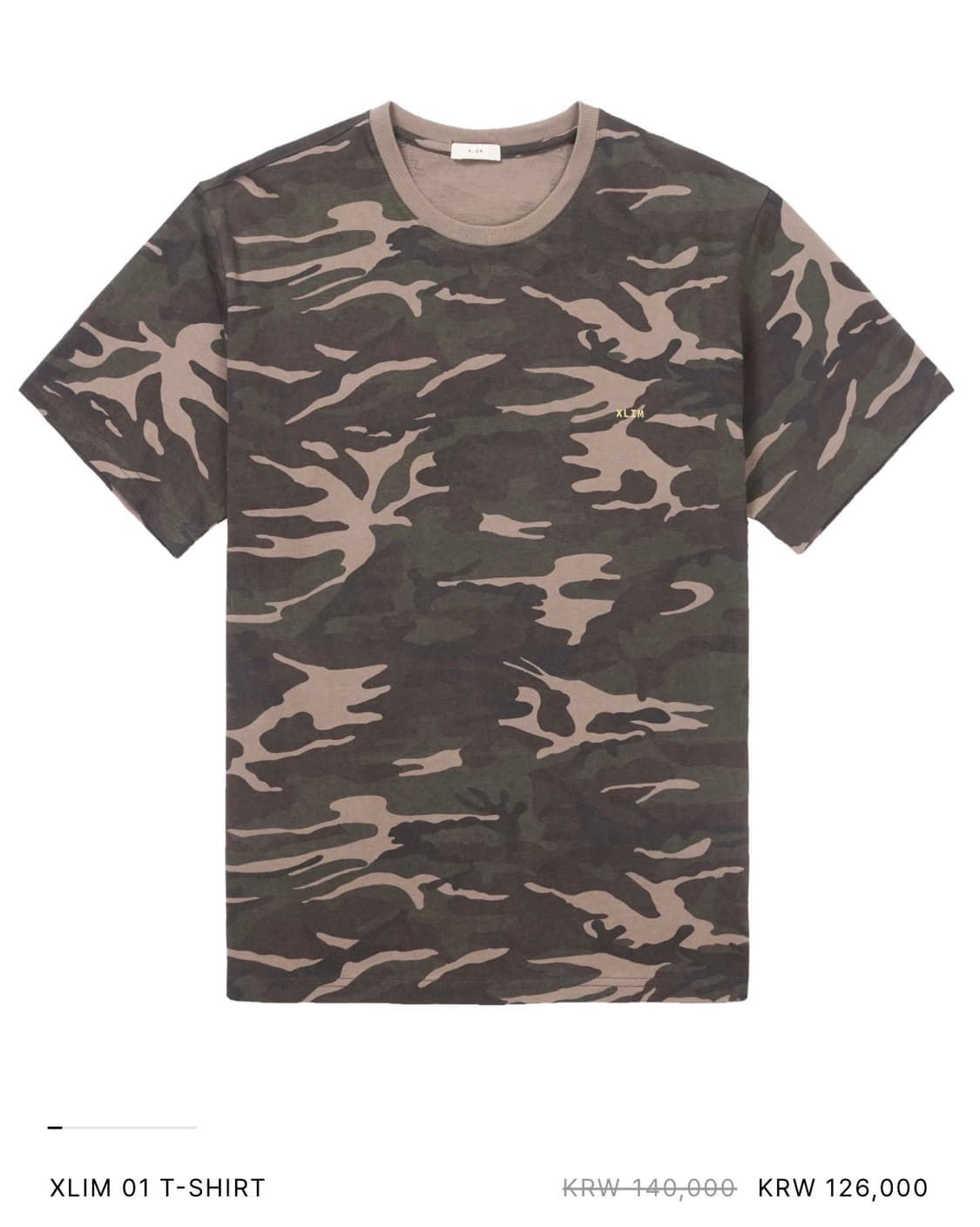 [구매 XLIM 01 T-SHIRT  상품이미지1