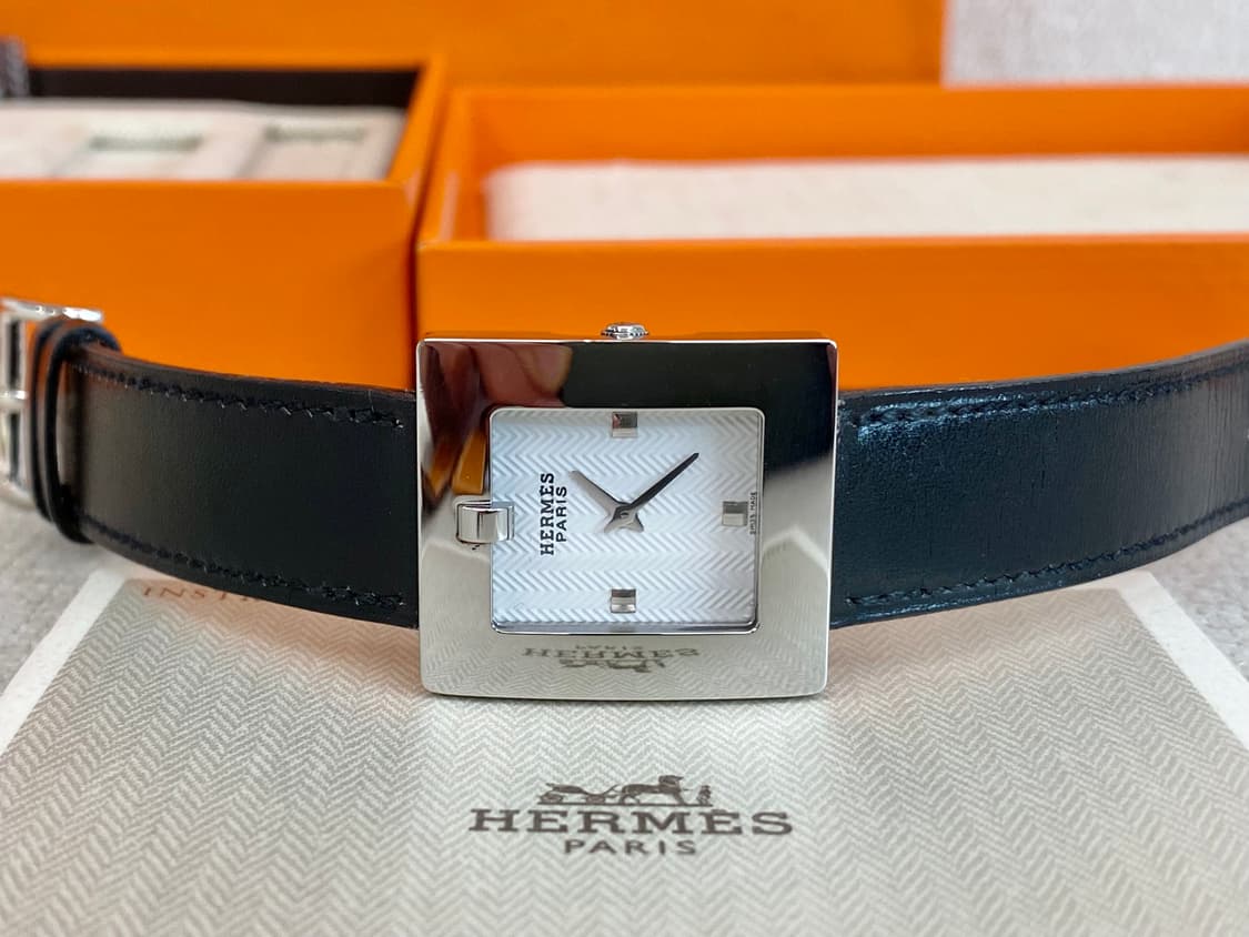 에르메스 BE1.210 벨트 워치 여성용 중형 30mm 쿼츠 상품이미지1