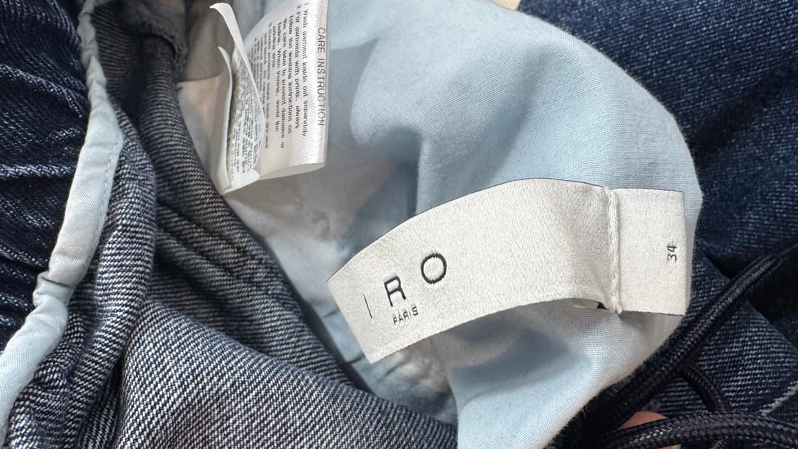 IRO paris 데님 밴딩팬츠 34 상품이미지5