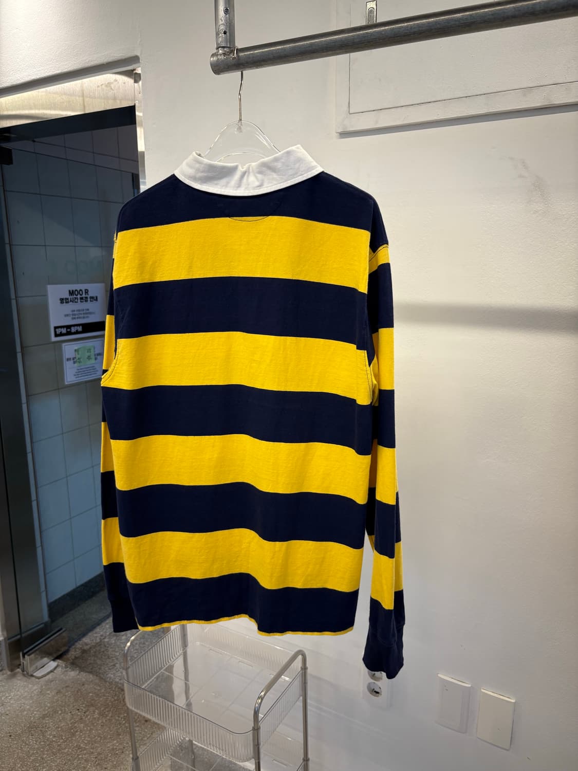 Polo yellow stripe collar T 상품이미지6