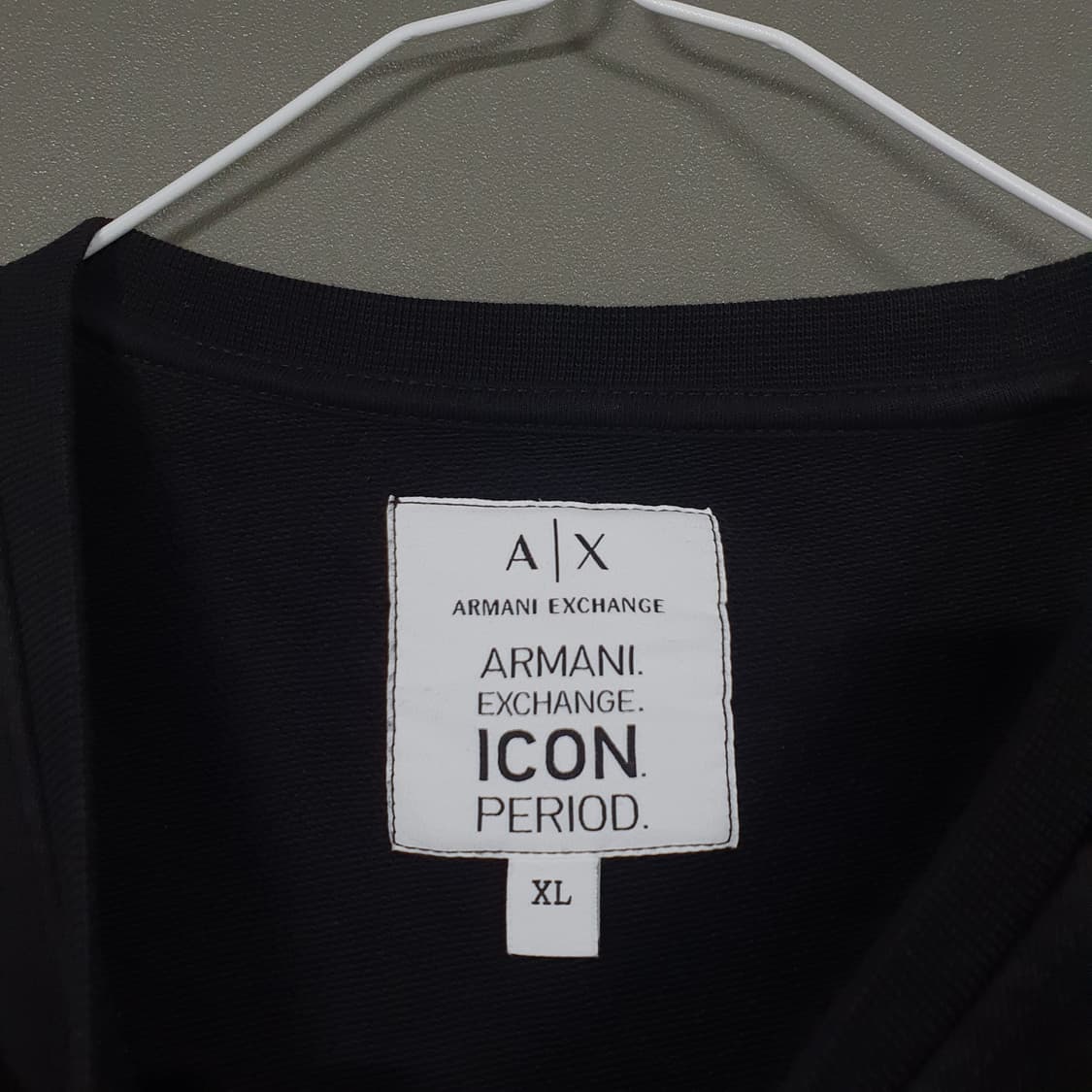 XL (105) 아르마니 익스체인지 신형 AX 빅로고 맨투맨 스웻셔츠 상품이미지5