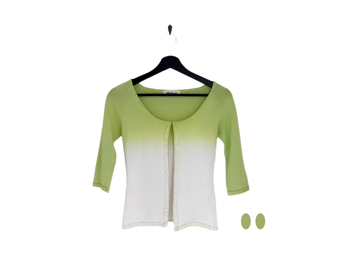 lime beads gradient knit cardigan 상품이미지1