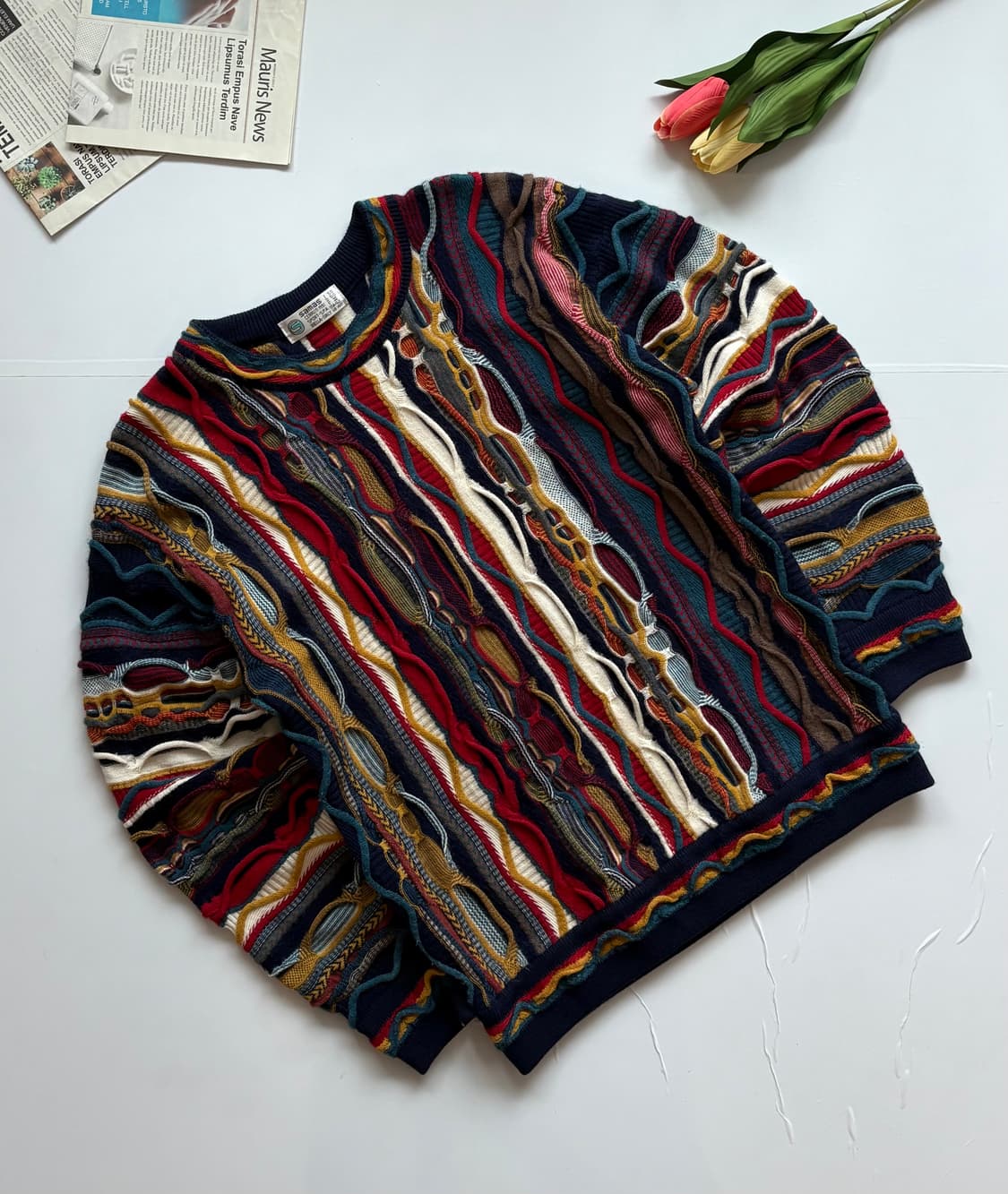 Samas 쿠지맛 케이블 니트 스웨터 상품이미지1