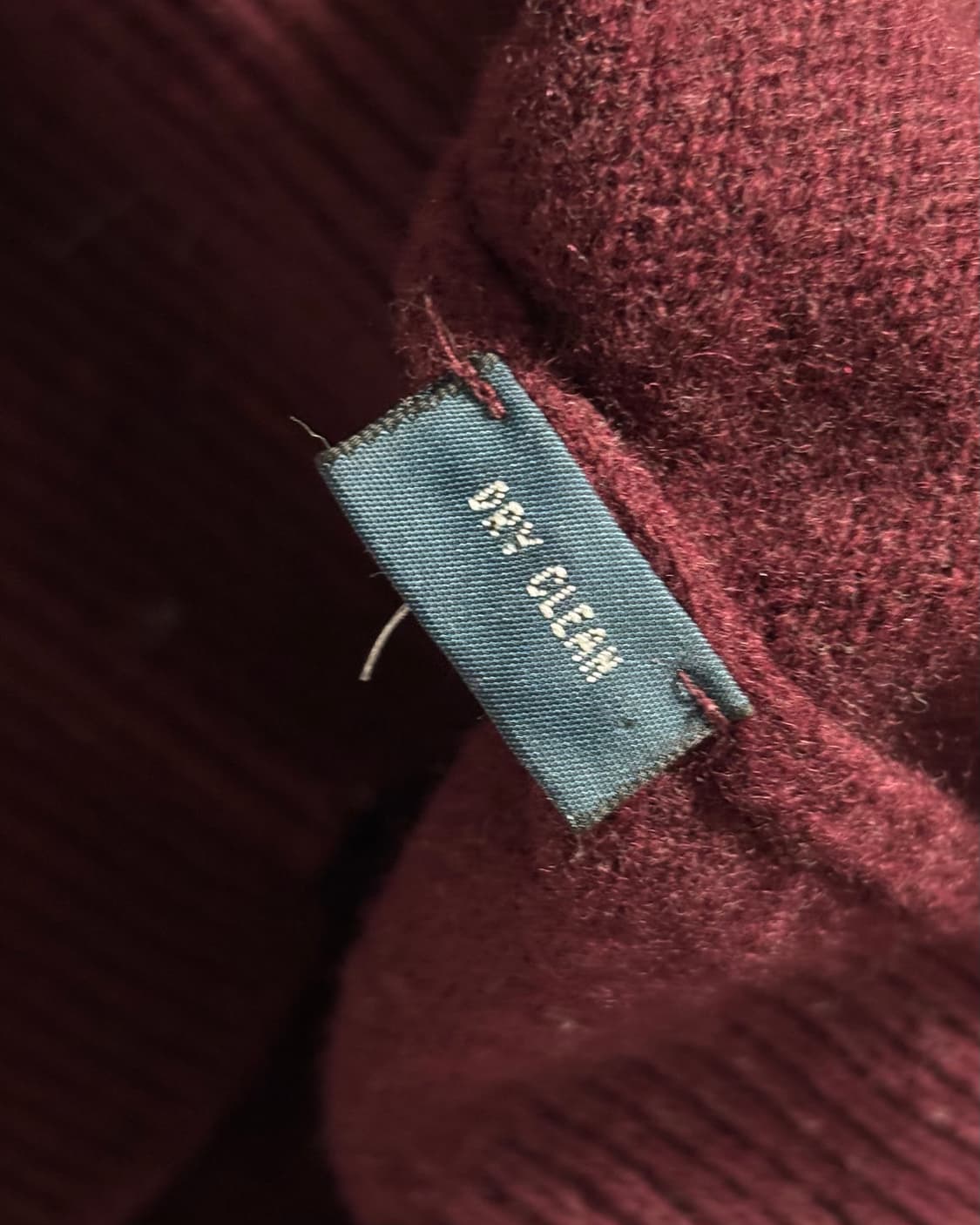 Polo 폴로 랄프로렌 램스울 버건디 카라 니트 상품이미지4